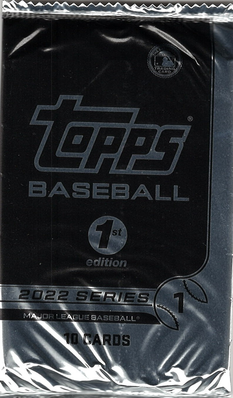 2022 Topps MLB Baseball Series 1 1st Edition Hobby Pack
