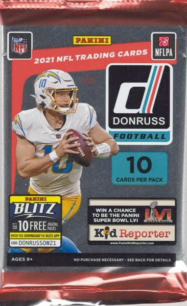 2021 Donruss Football Hobby Pack (Hit Odds 1:9) – The Original Boombox