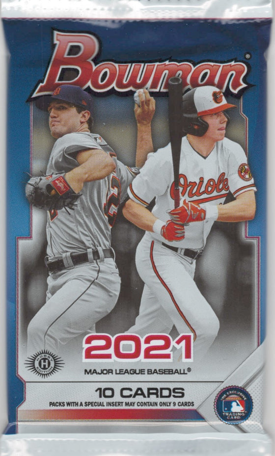 2021 Bowman Baseball Hobby Pack (Hit Odds 1:24)