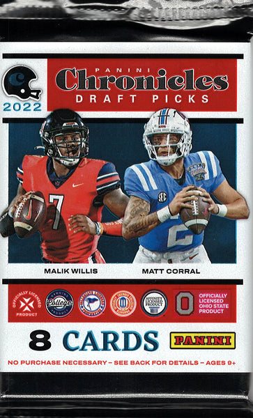 2022 Panini Chronicles Draft Picks Football Hobby Box