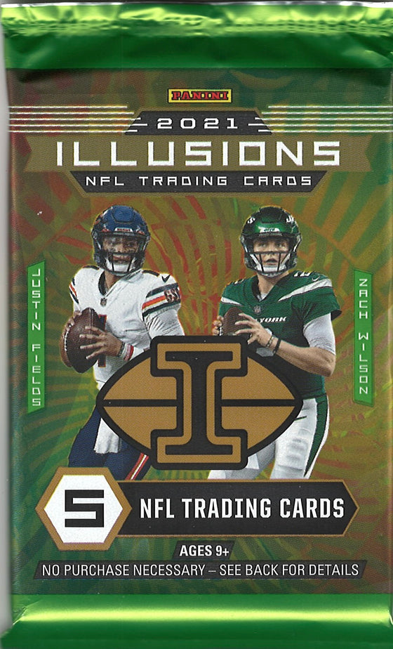 2021 Illusions Football Hobby Pack (Hit Odds 1:2)