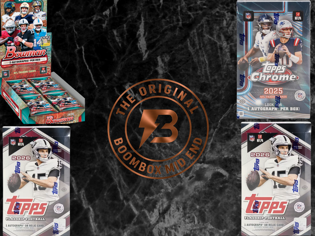 Mid end football boombox featured packs