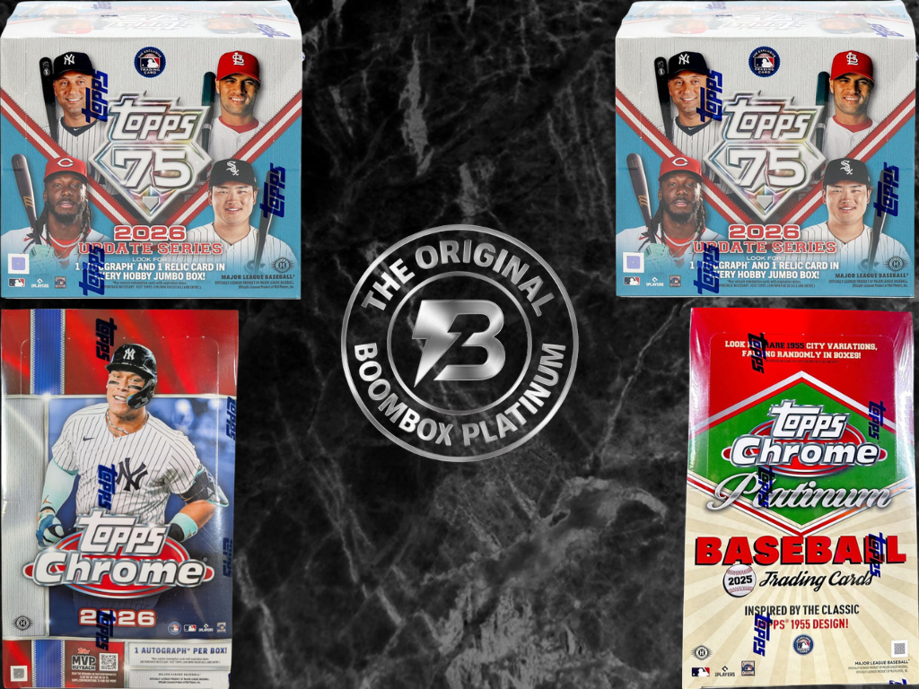 Platinum Baseball boombox featured packs