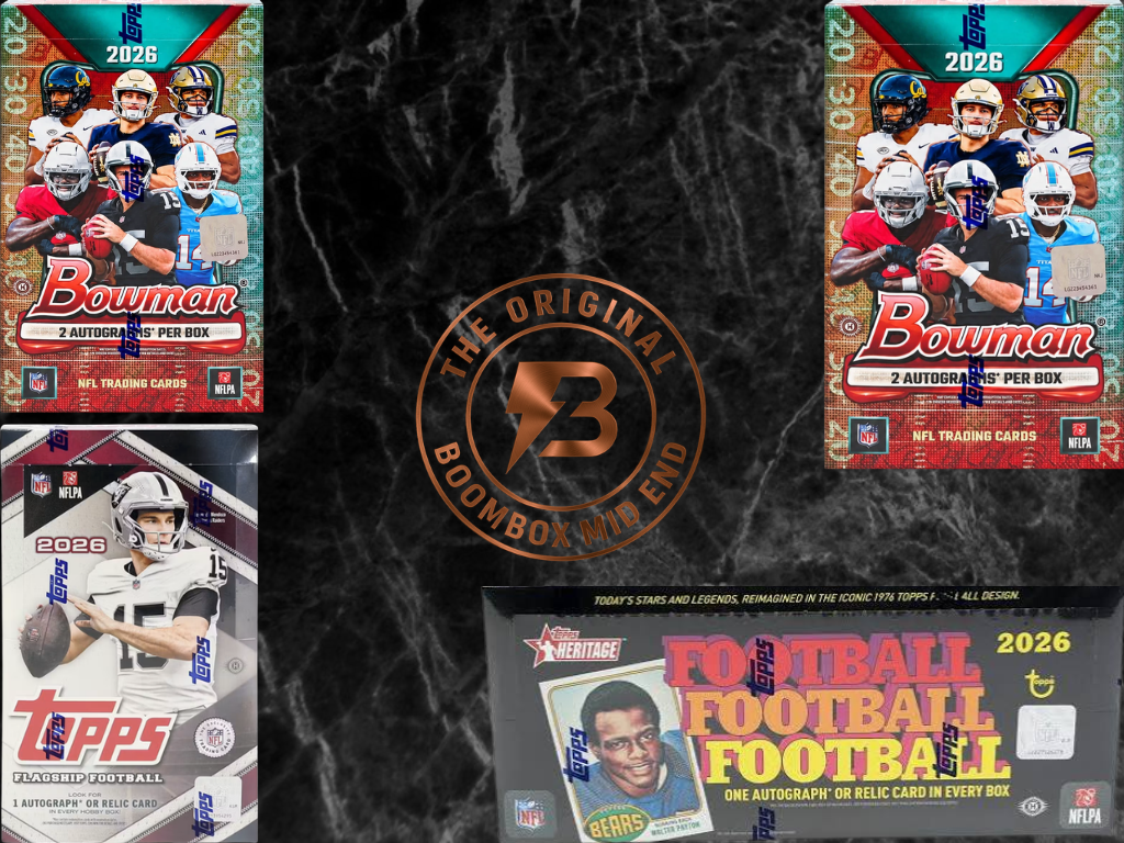Mid end football boombox featured packs