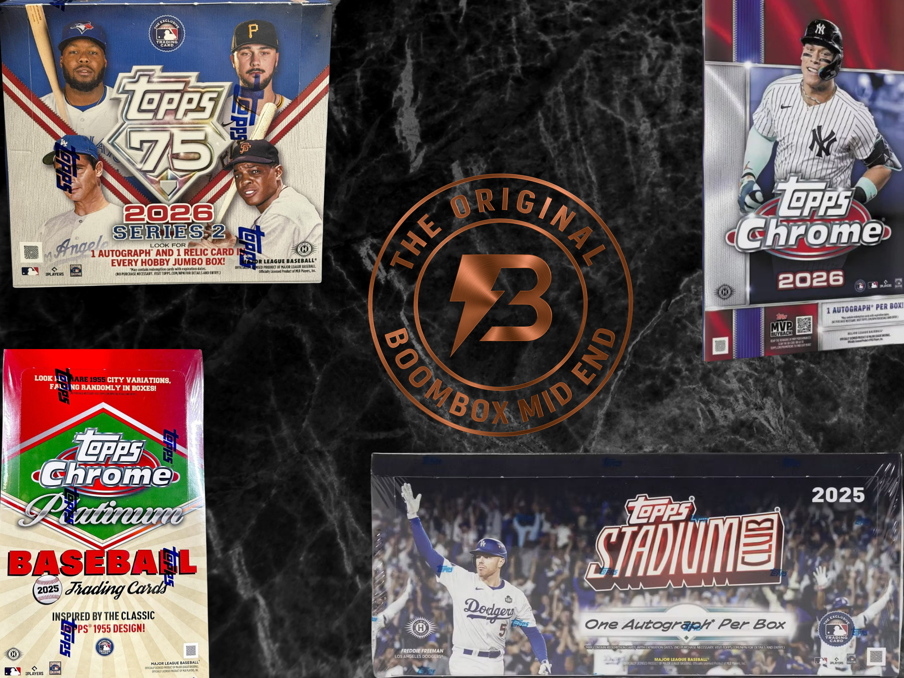 Mid End Baseball Boombox Featured Packs