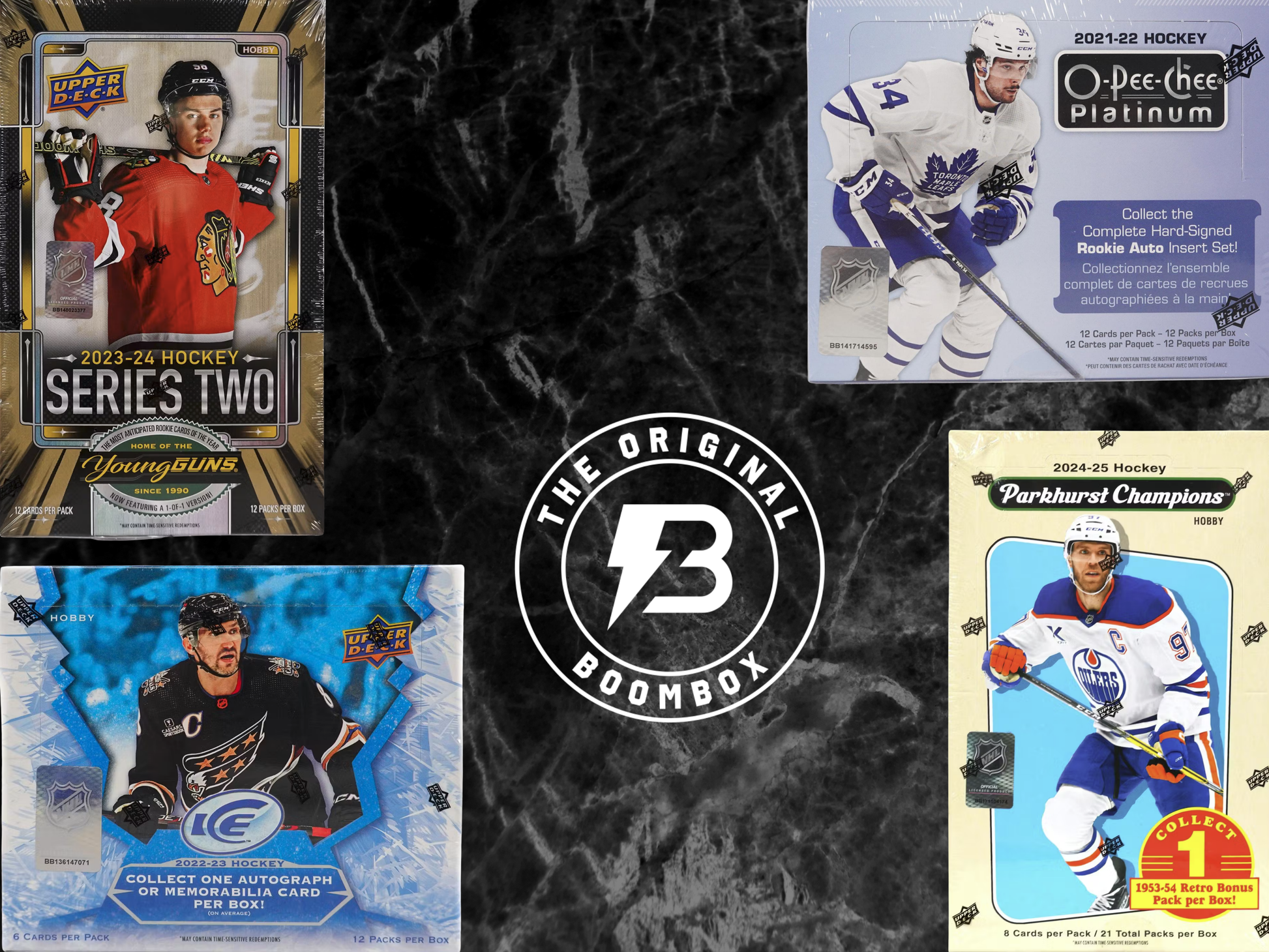 Standard hockey boombox featured packs