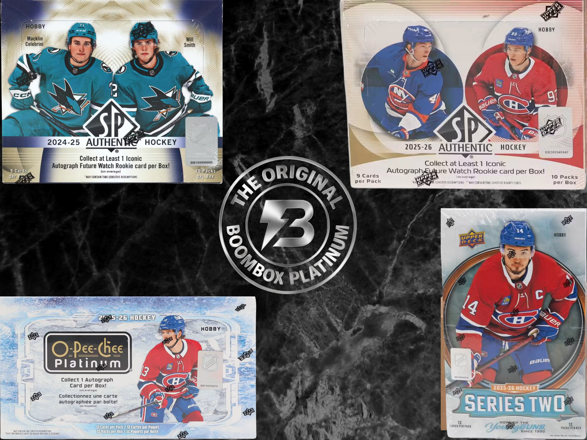 Platinum hockey boombox featured packs