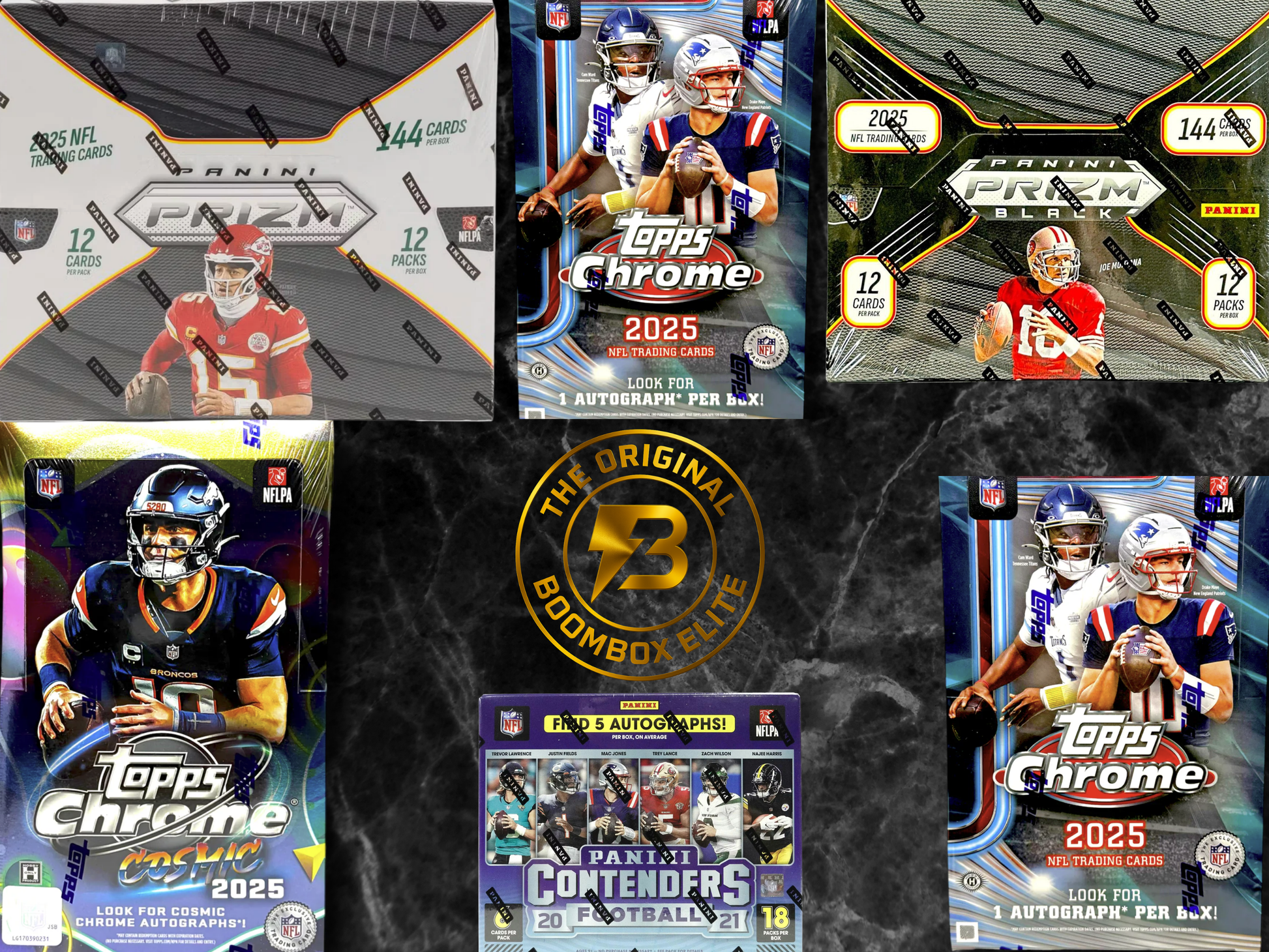 Elite football boombox featured packs