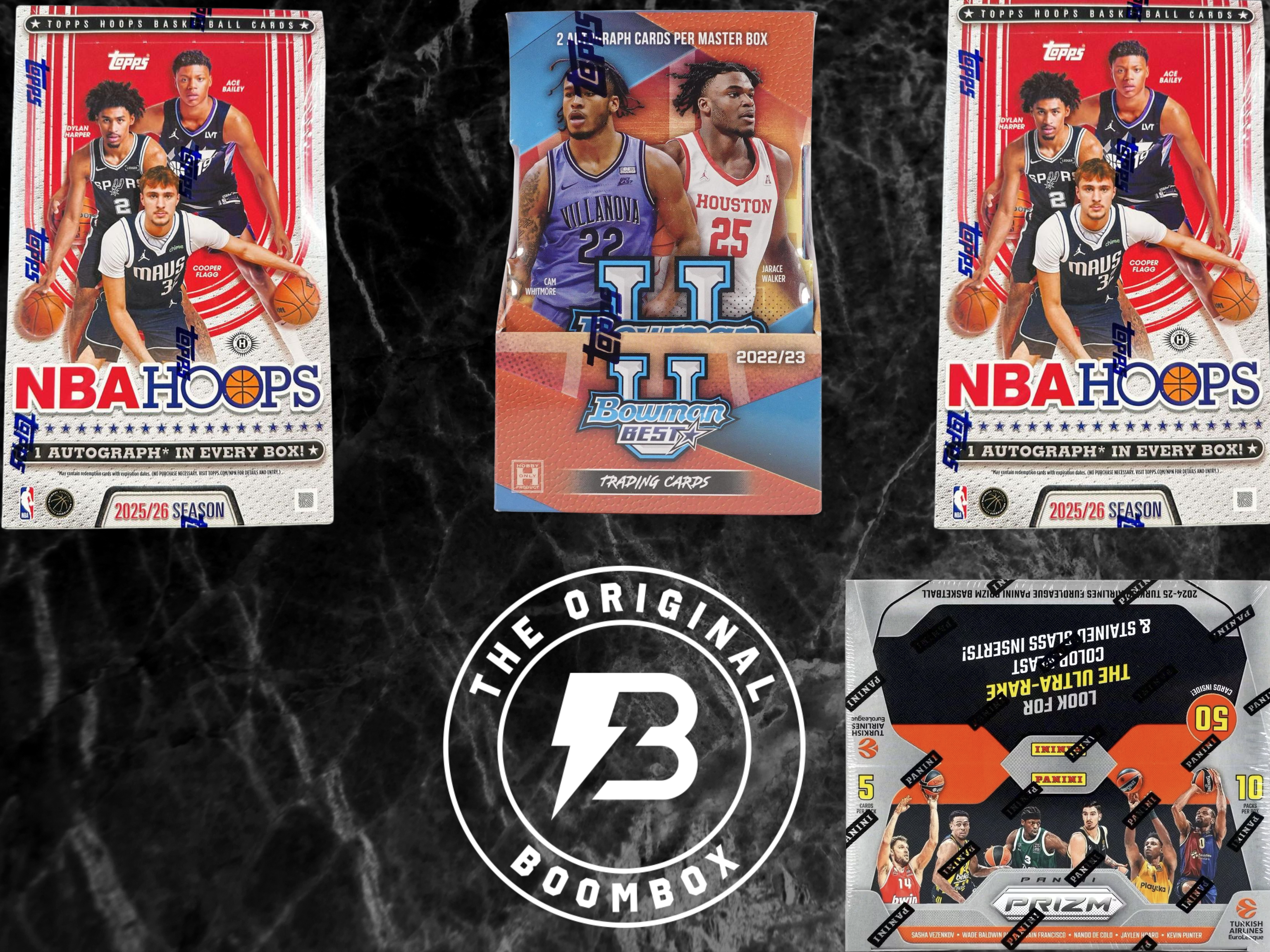 Standard basketball boombox featured packs