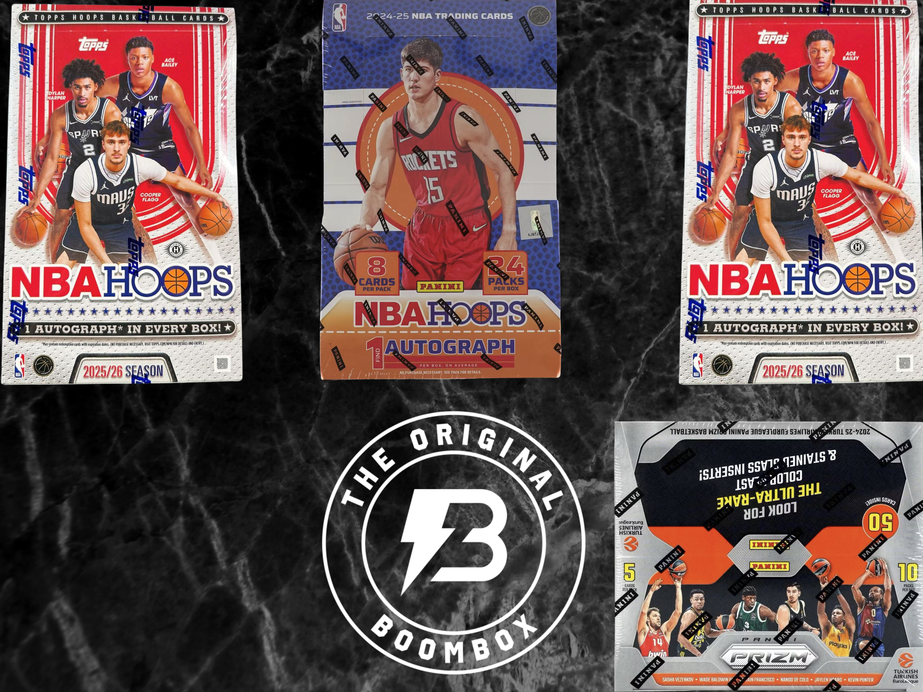 Standard basketball boombox featured packs