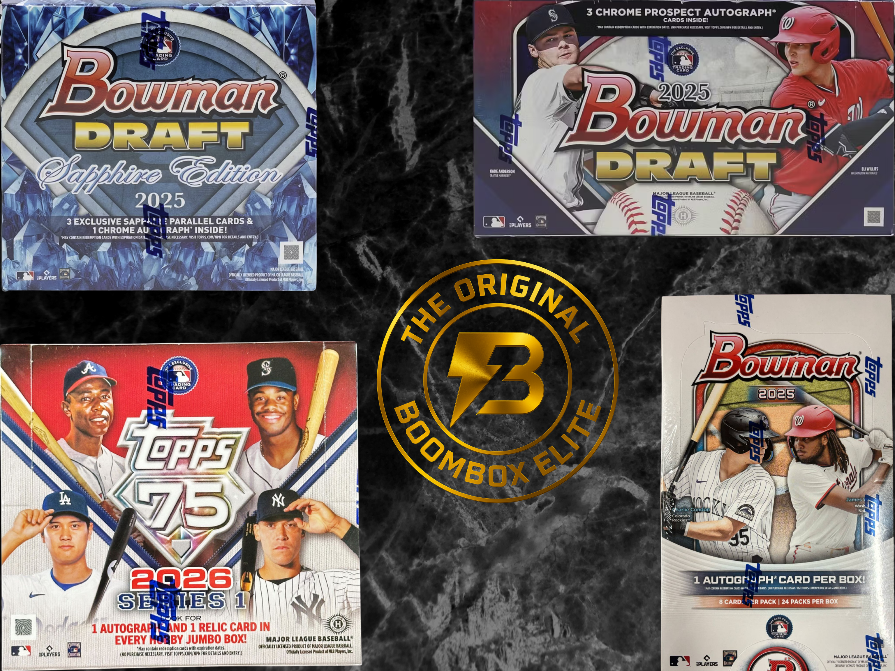 Elite Baseball Boombox Featured Packs