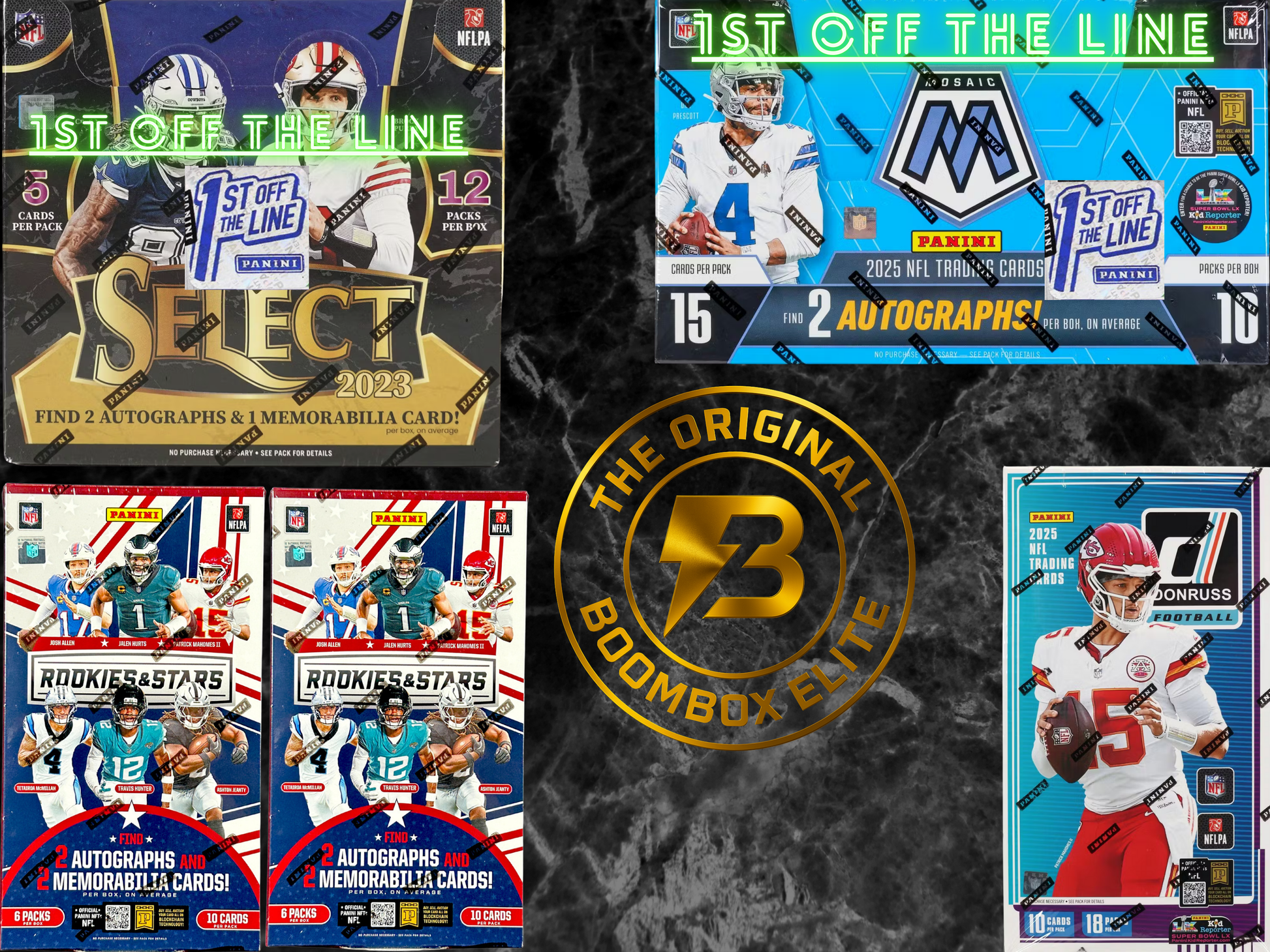 Elite Football Boombox Featured Packs