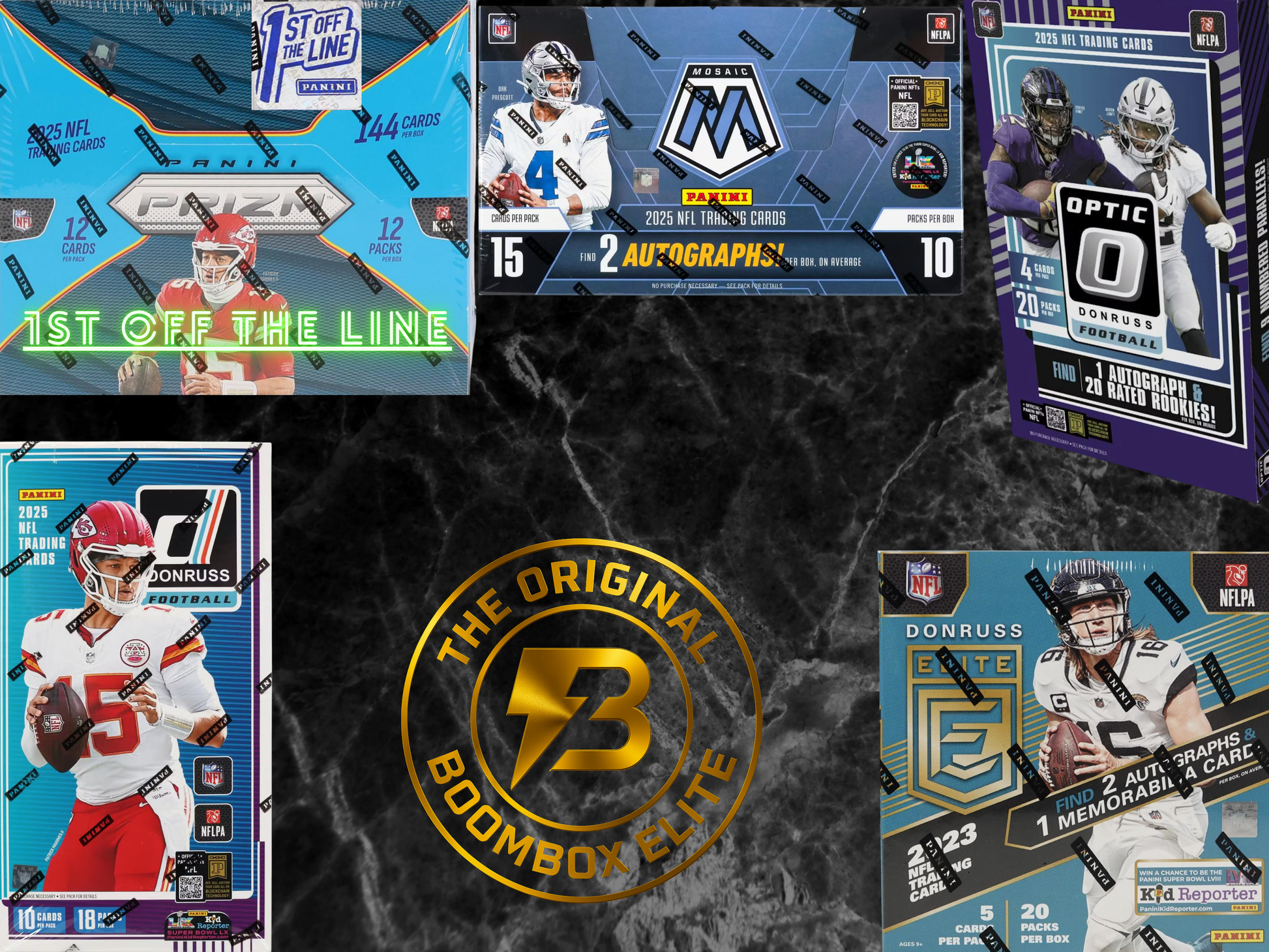 Elite Football Boombox Featured Packs