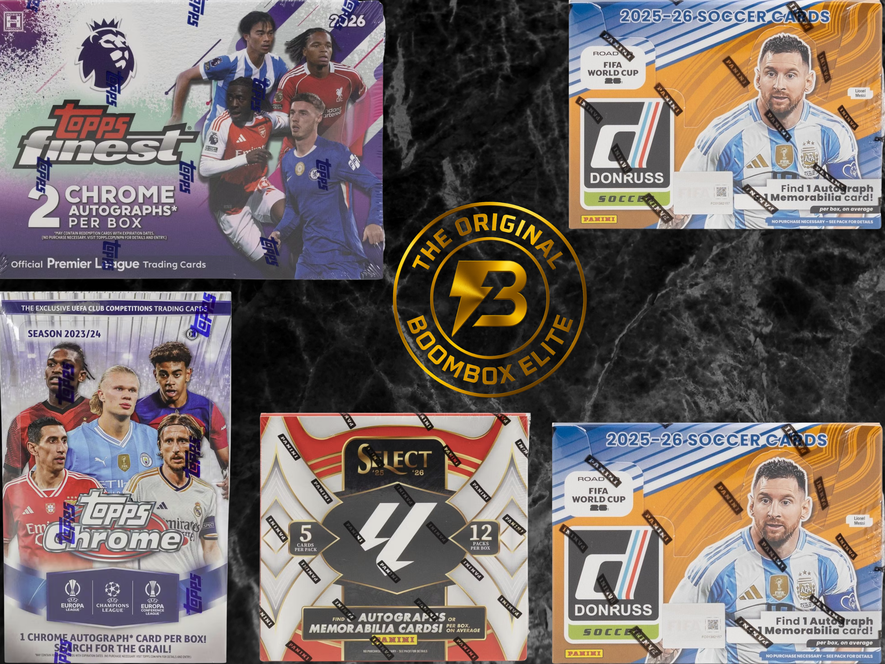 Elite Soccer Boombox Featured Packs