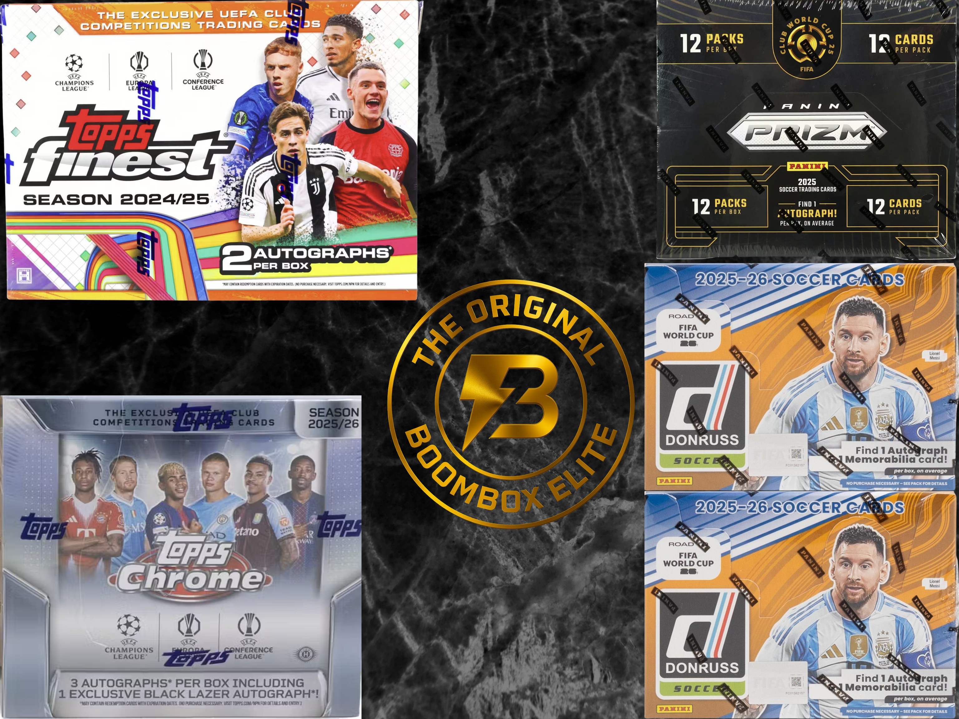Elite Soccer Boombox Featured Packs