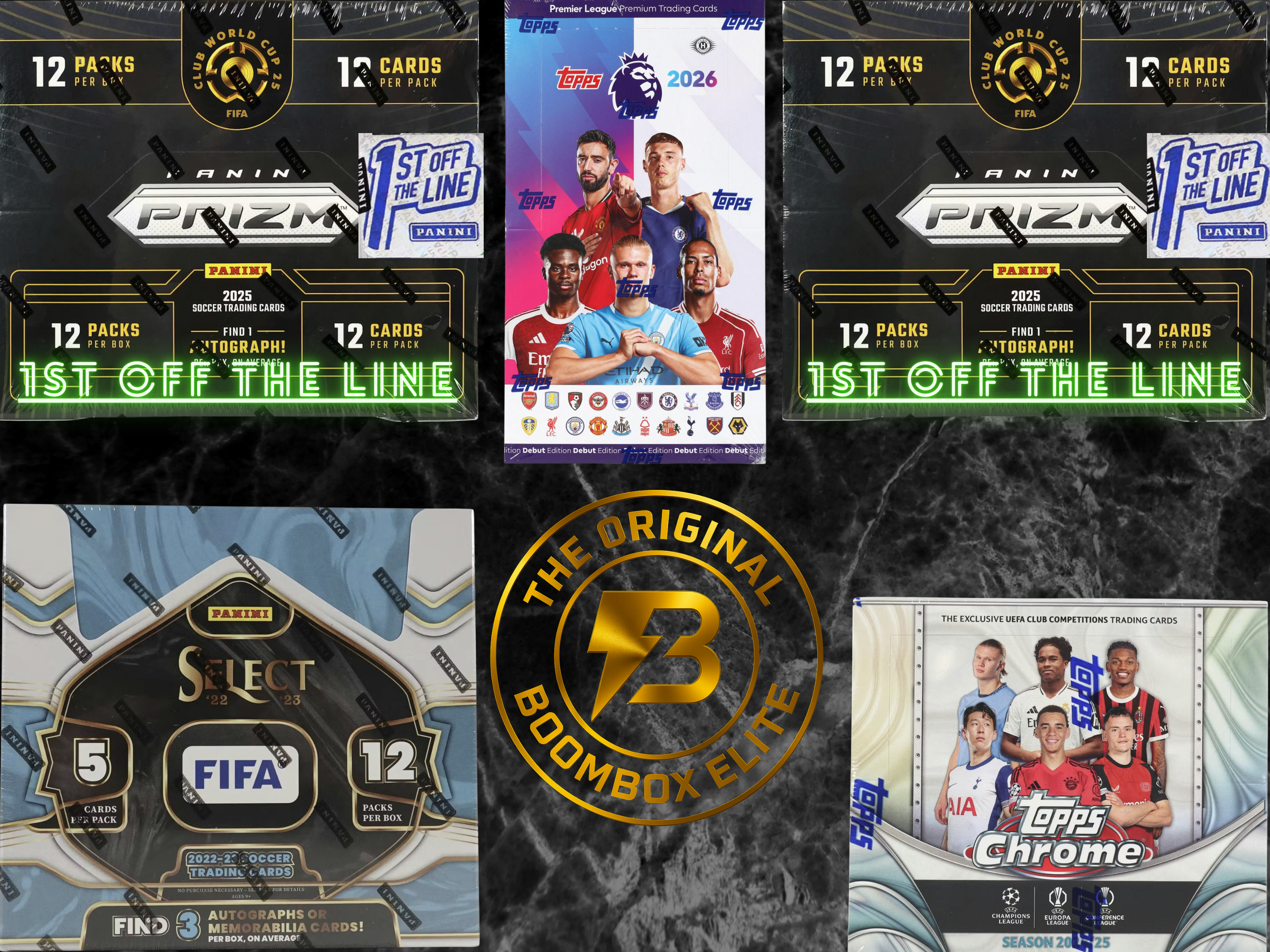 Elite Soccer Boombox Featured Packs