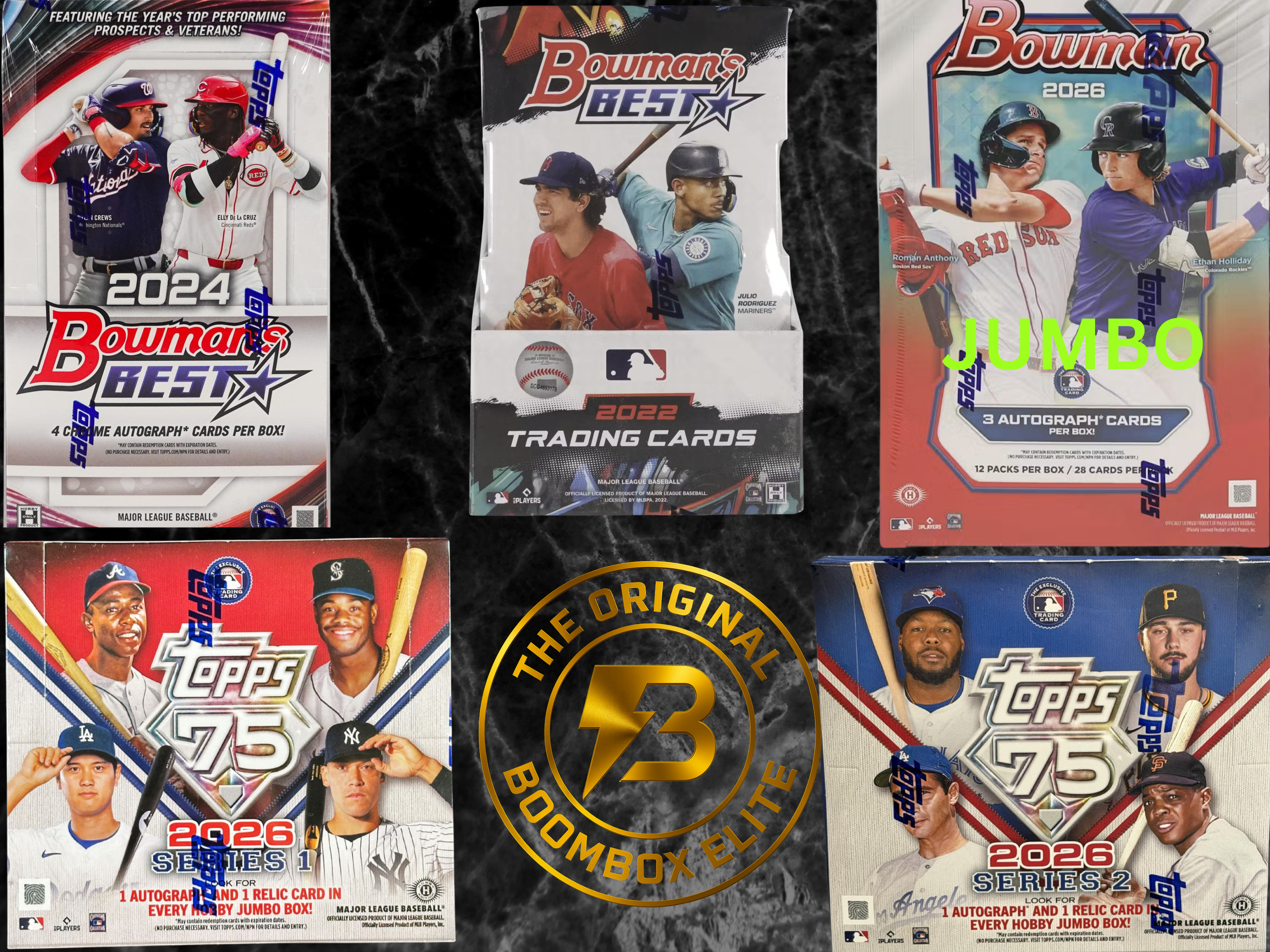 Elite Baseball Boombox Featured Packs