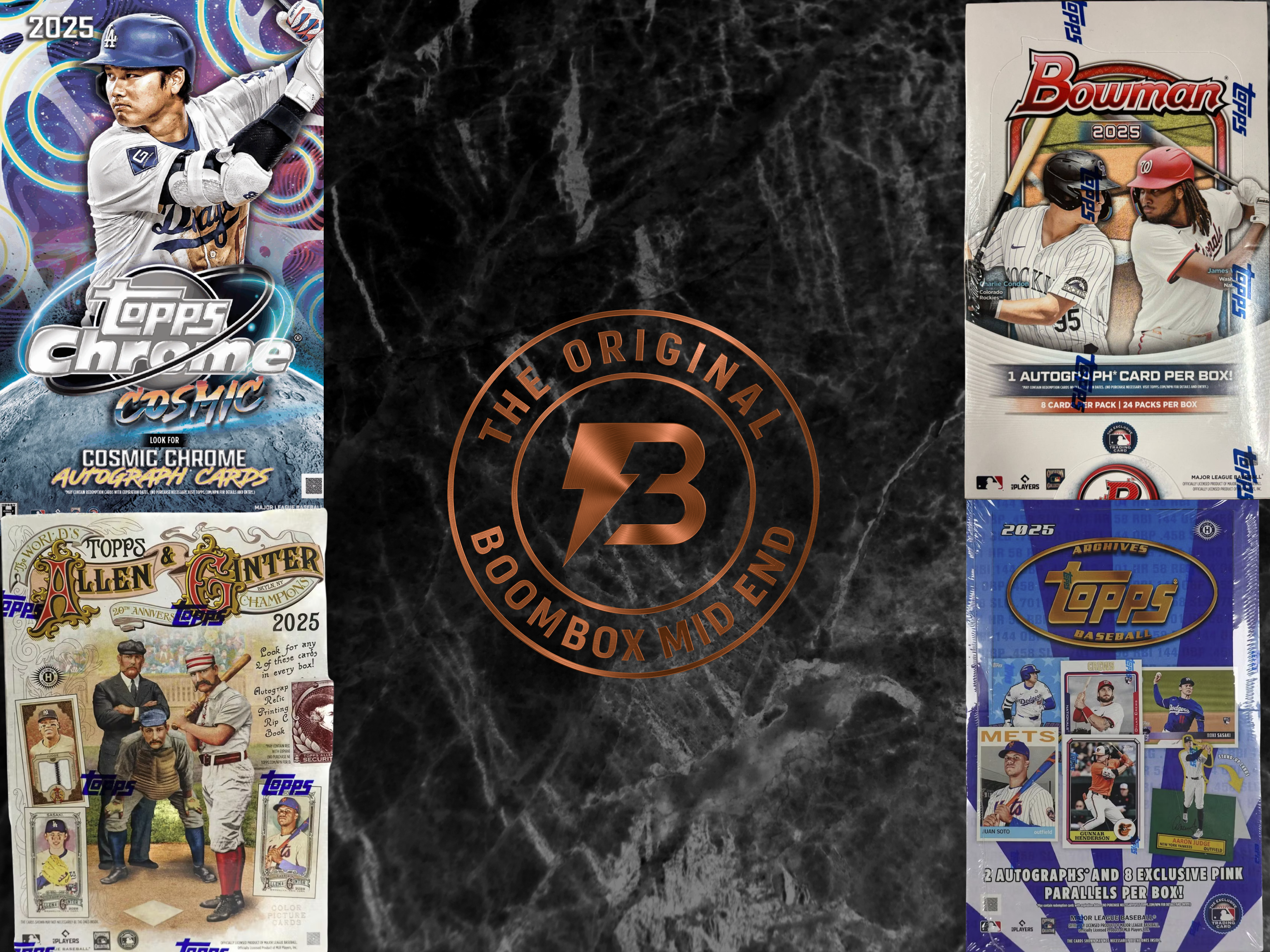 Mid End Baseball Boombox Featured Packs