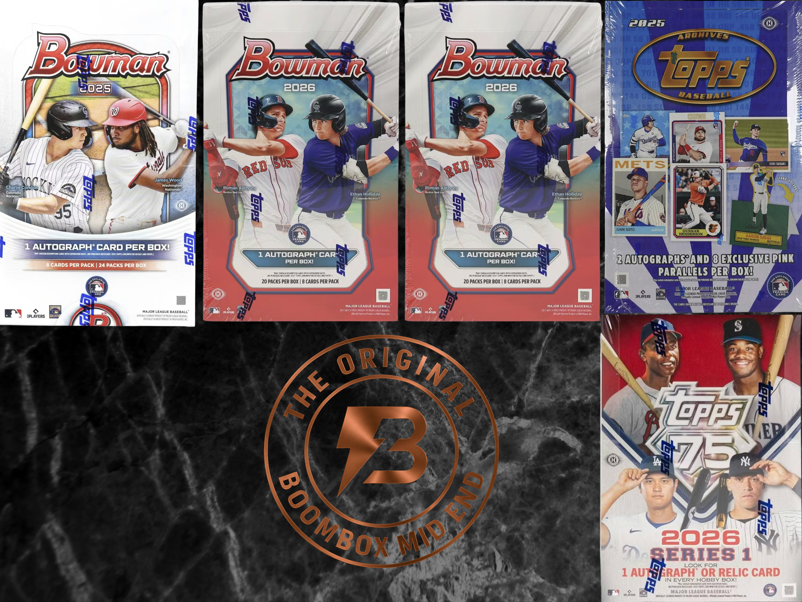 Mid End Baseball Boombox Featured Packs