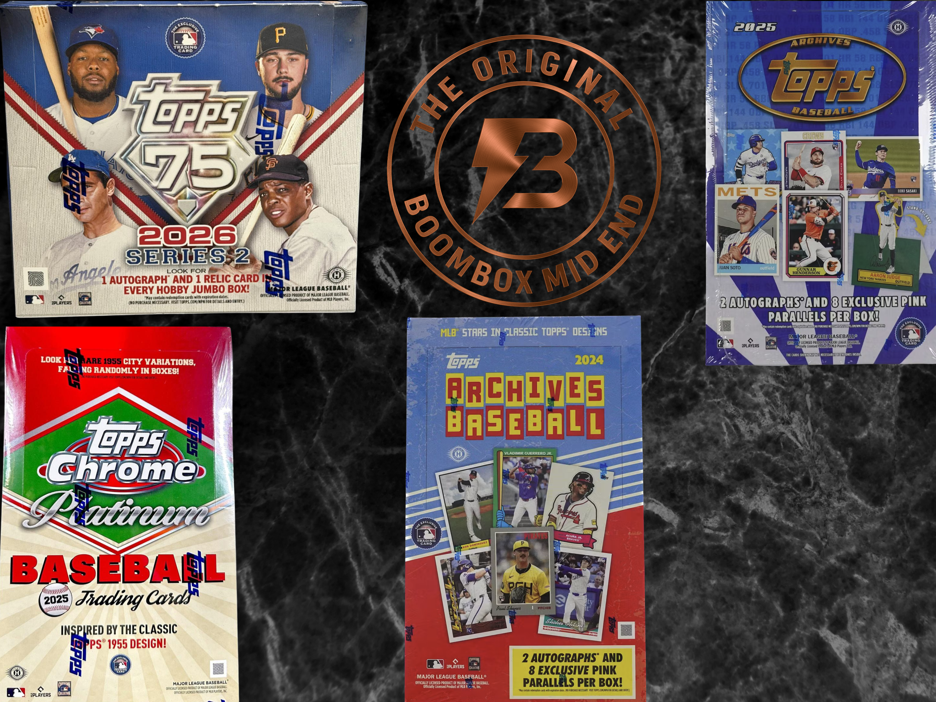 Mid End Baseball Boombox Featured Packs