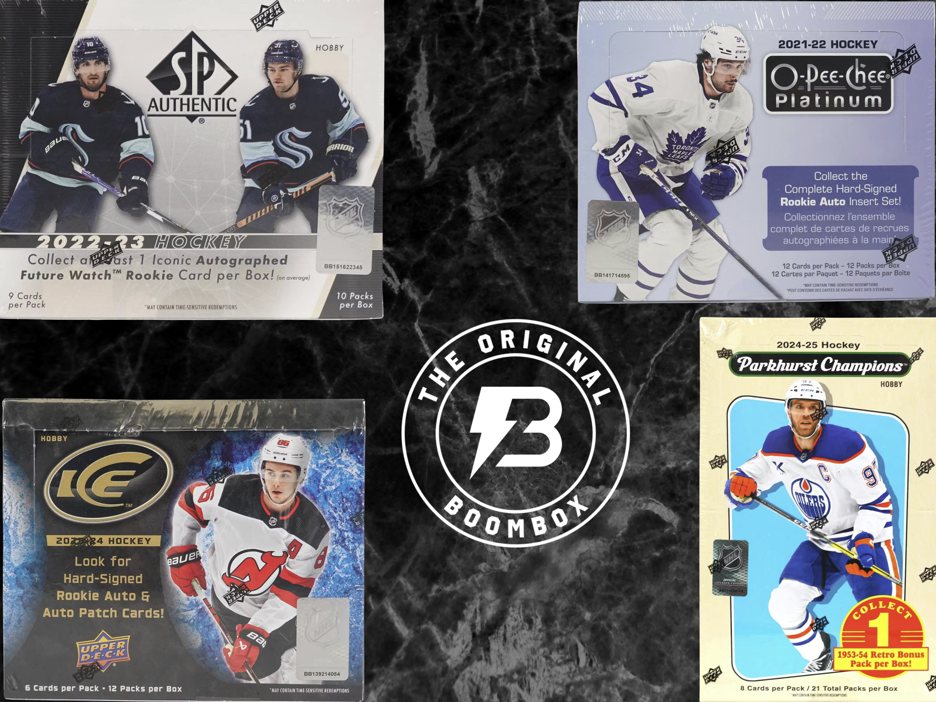 Standard hockey boombox featured packs