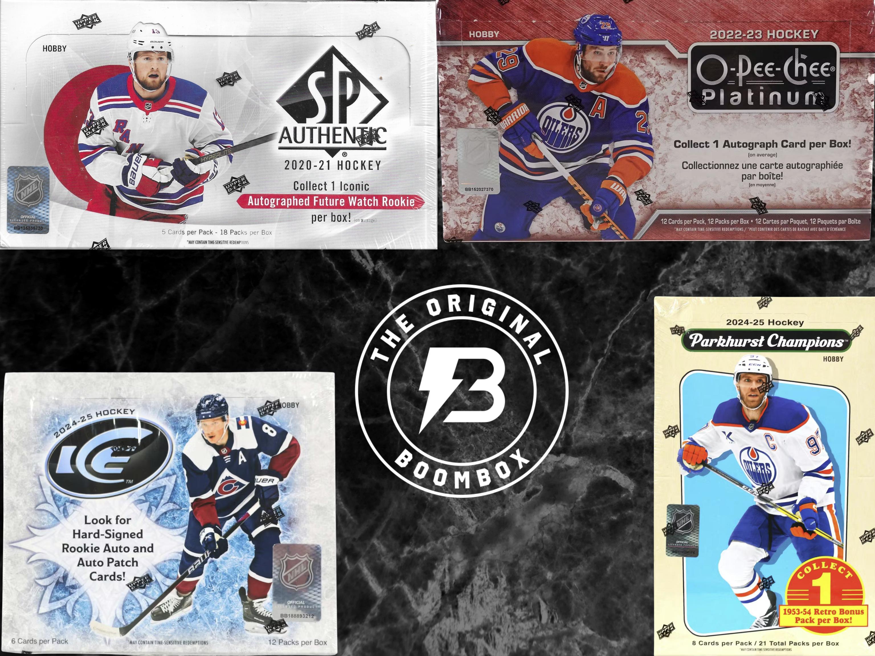 Standard hockey boombox featured packs