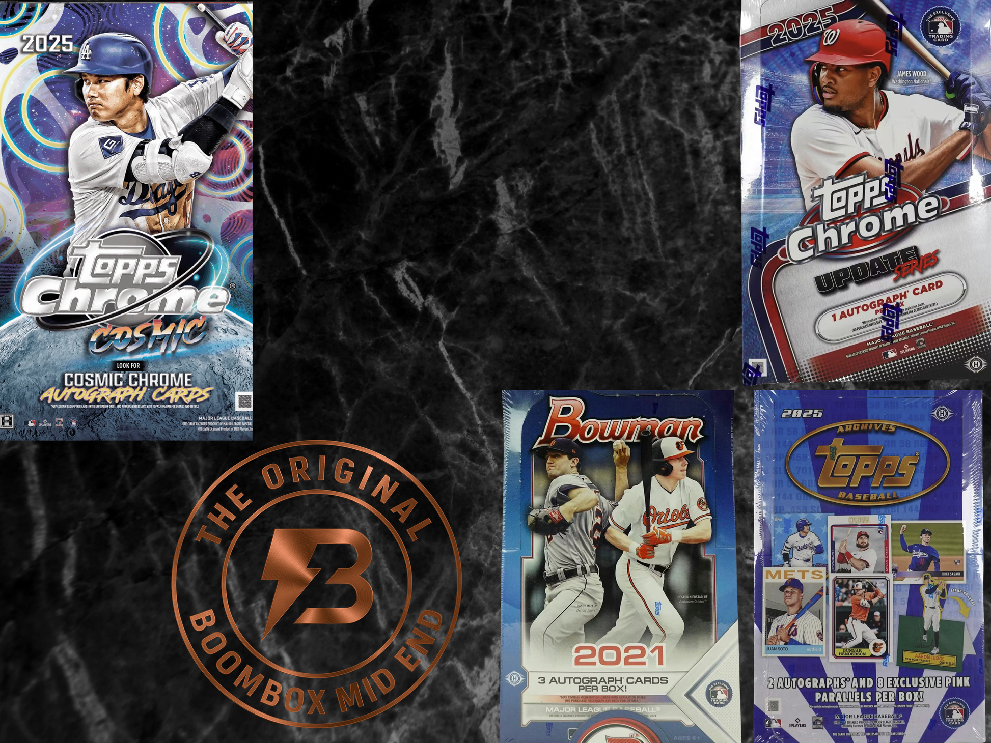 Mid End Baseball Boombox Featured Packs