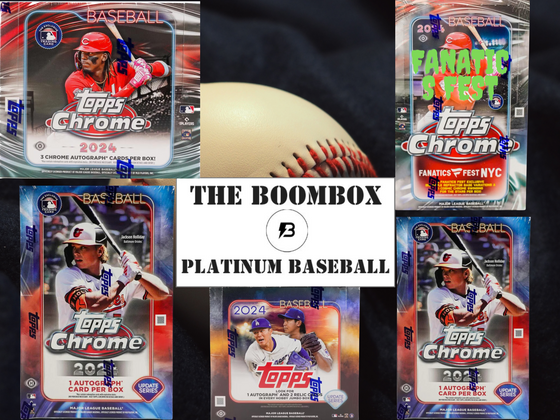 PLATINUM BOOMBOX BASEBALL *LOGOMAN PROMO*