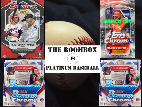 PLATINUM BOOMBOX BASEBALL *BOOKLET PROMO*