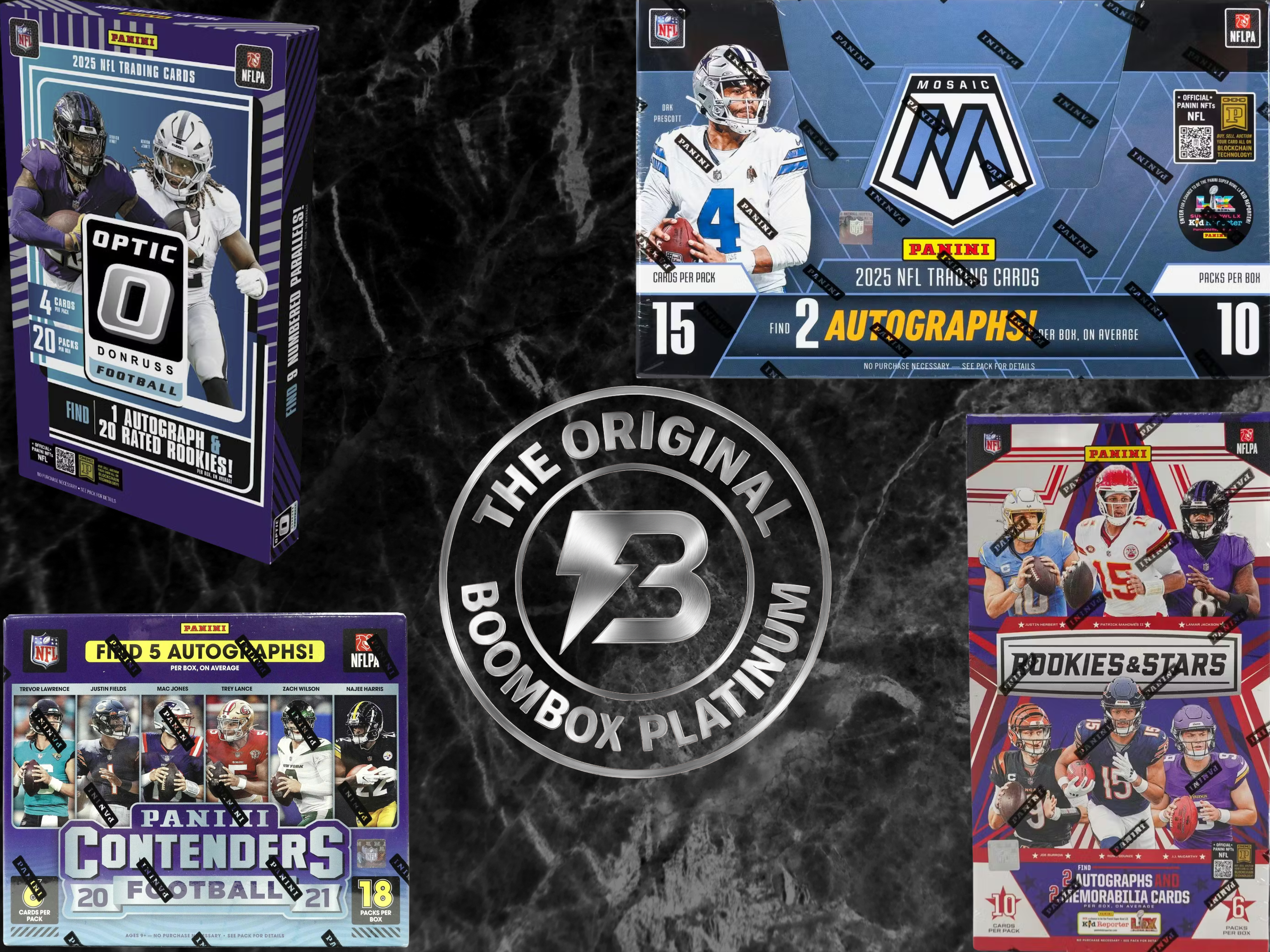 Platinum Football Boombox Featured Packs
