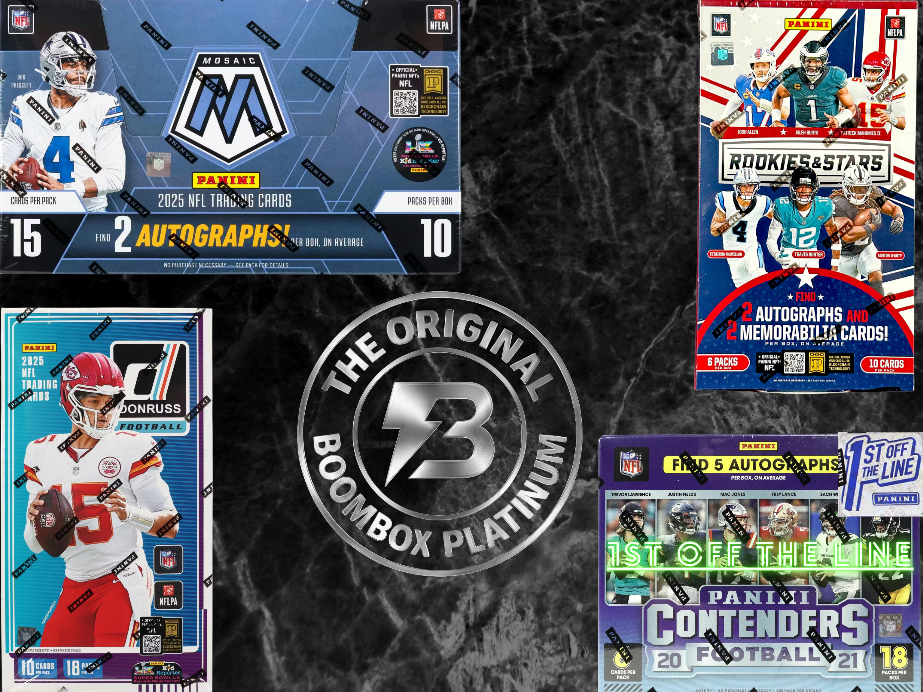 Platinum Football Boombox Featured Packs