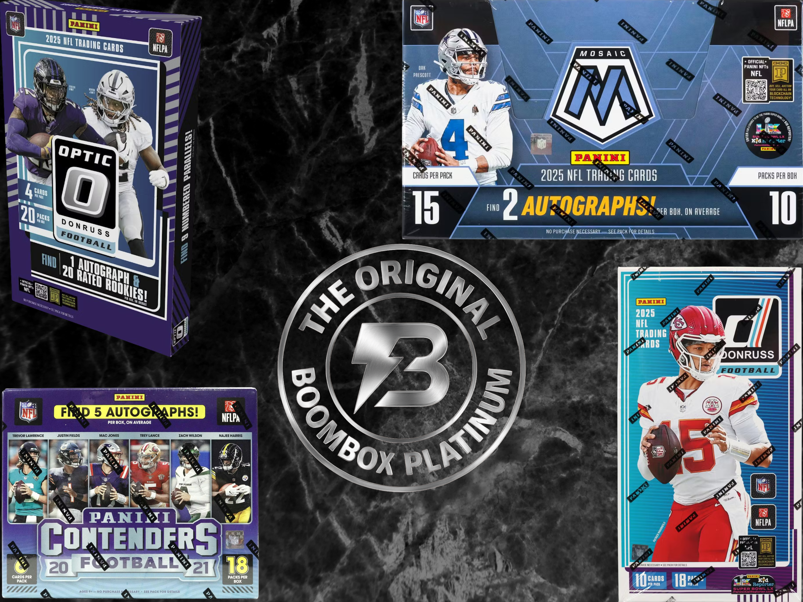 Platinum Football Boombox Featured Packs