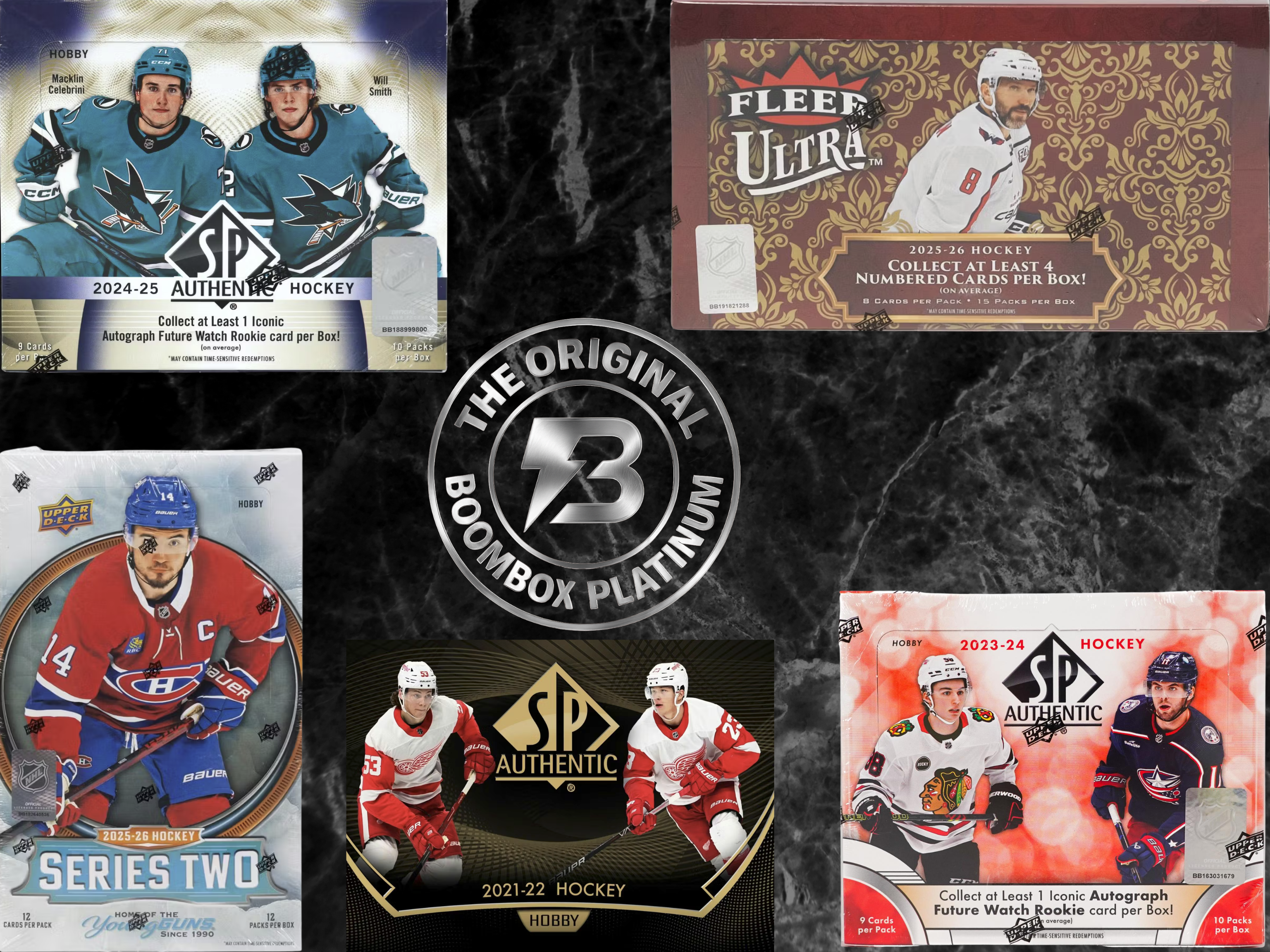 Platinum hockey boombox featured packs