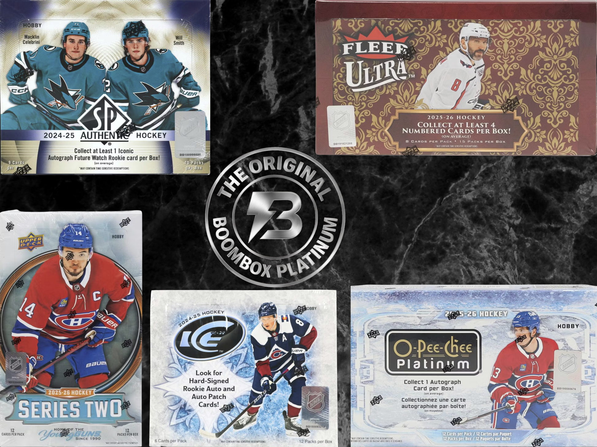 Platinum hockey boombox featured packs