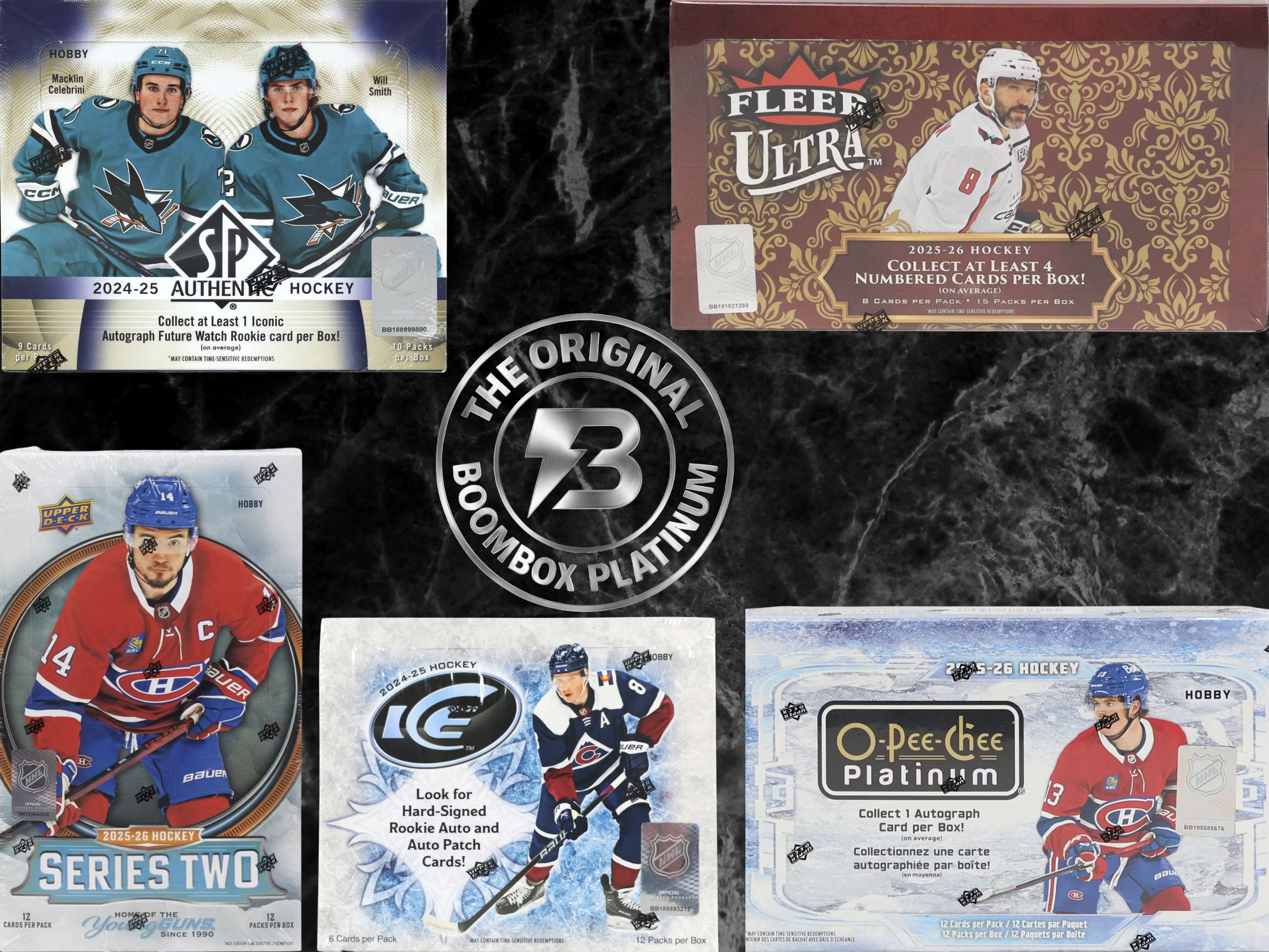 Platinum hockey boombox featured packs