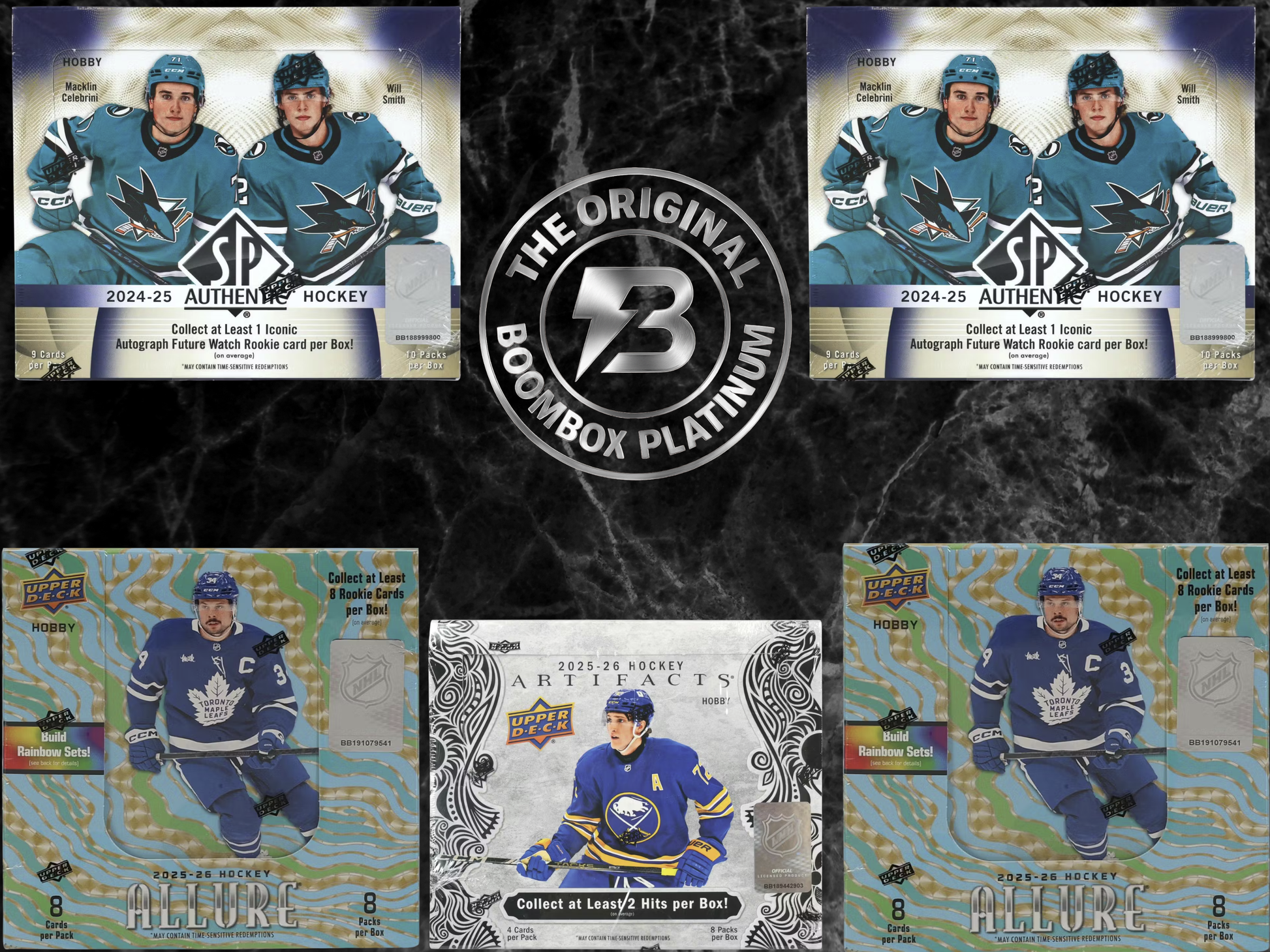 Platinum Hockey Boombox Featured Packs