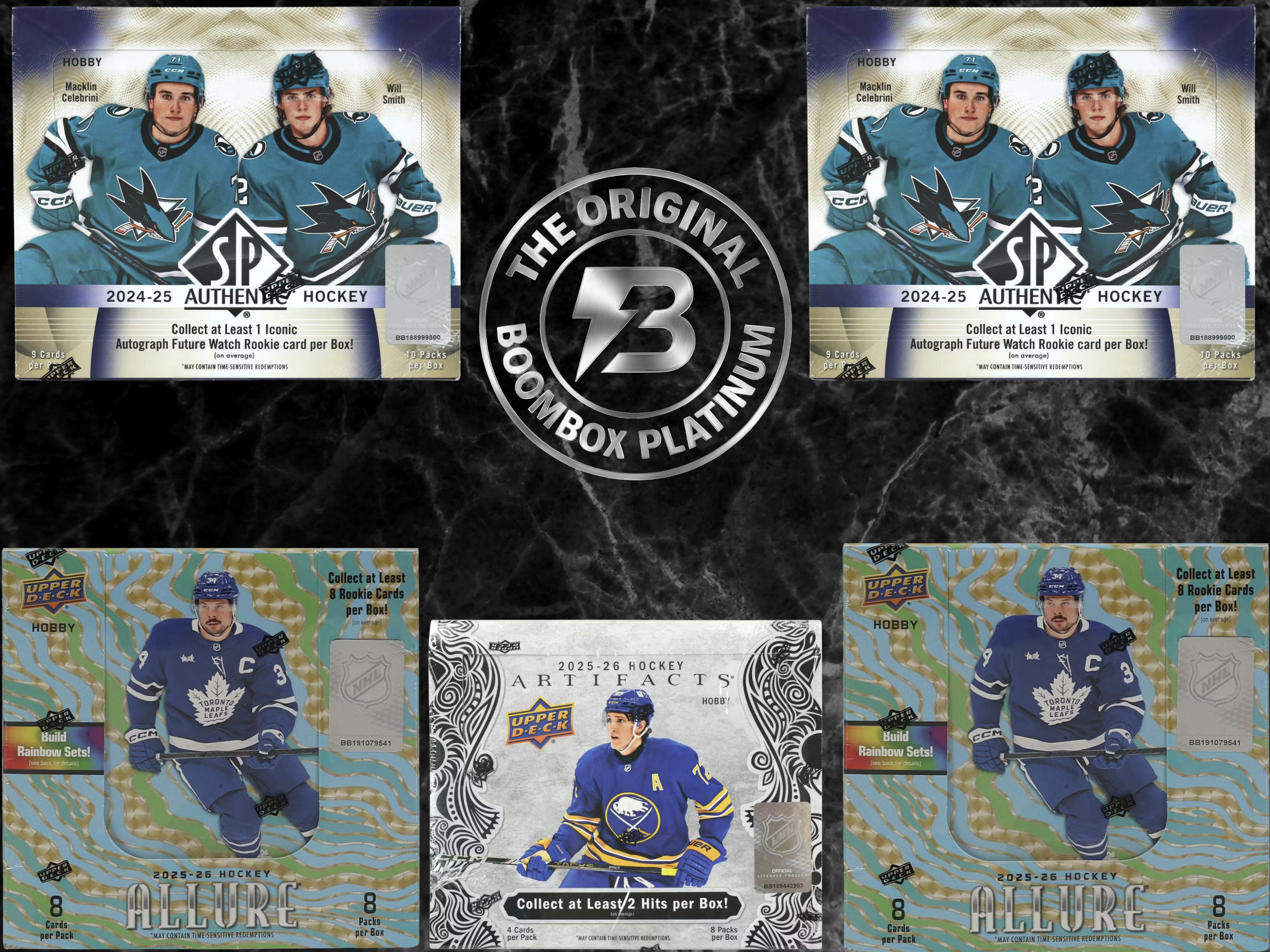 Platinum Hockey Boombox Featured Packs