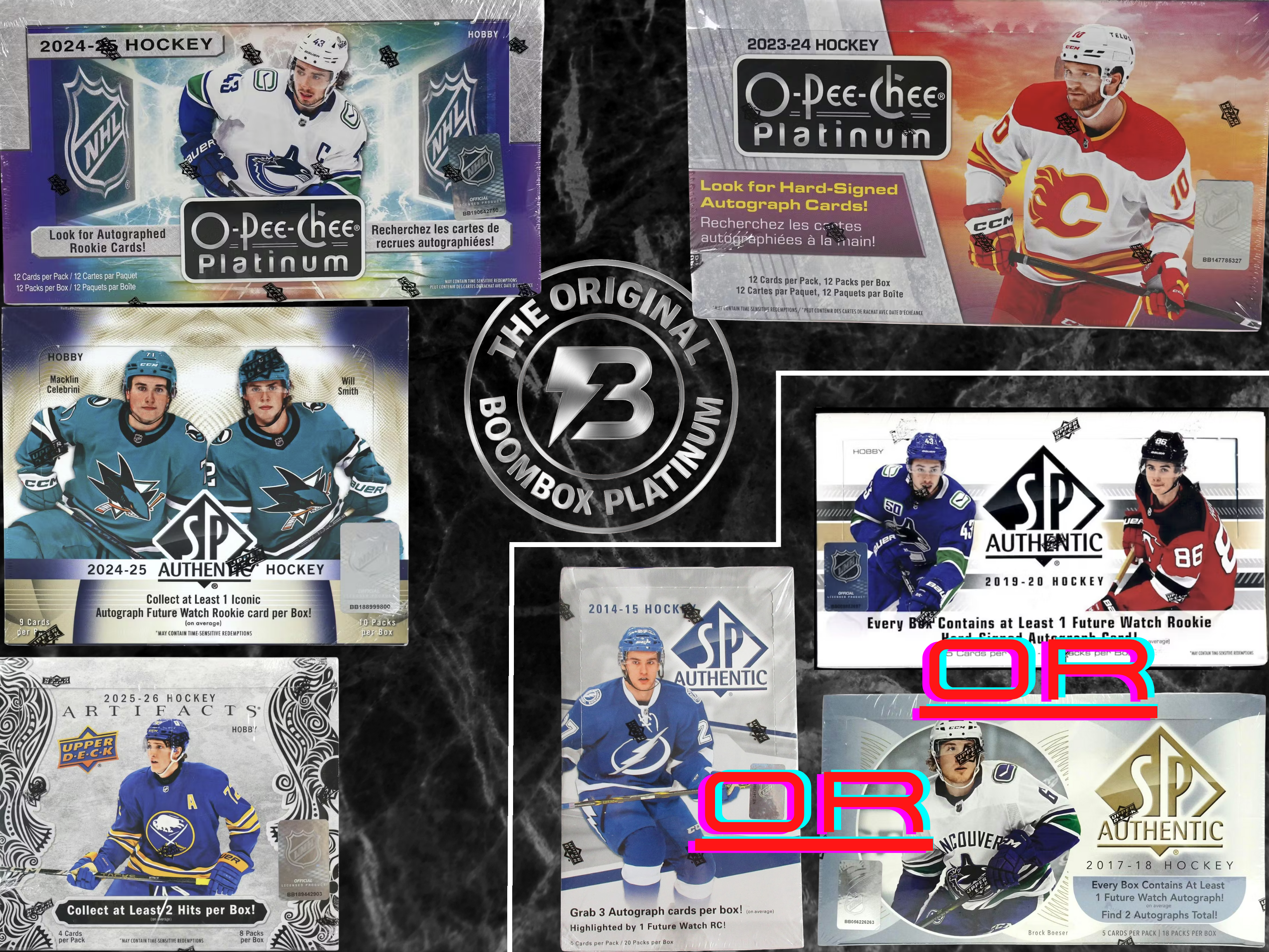 Platinum Hockey Boombox Featured Packs