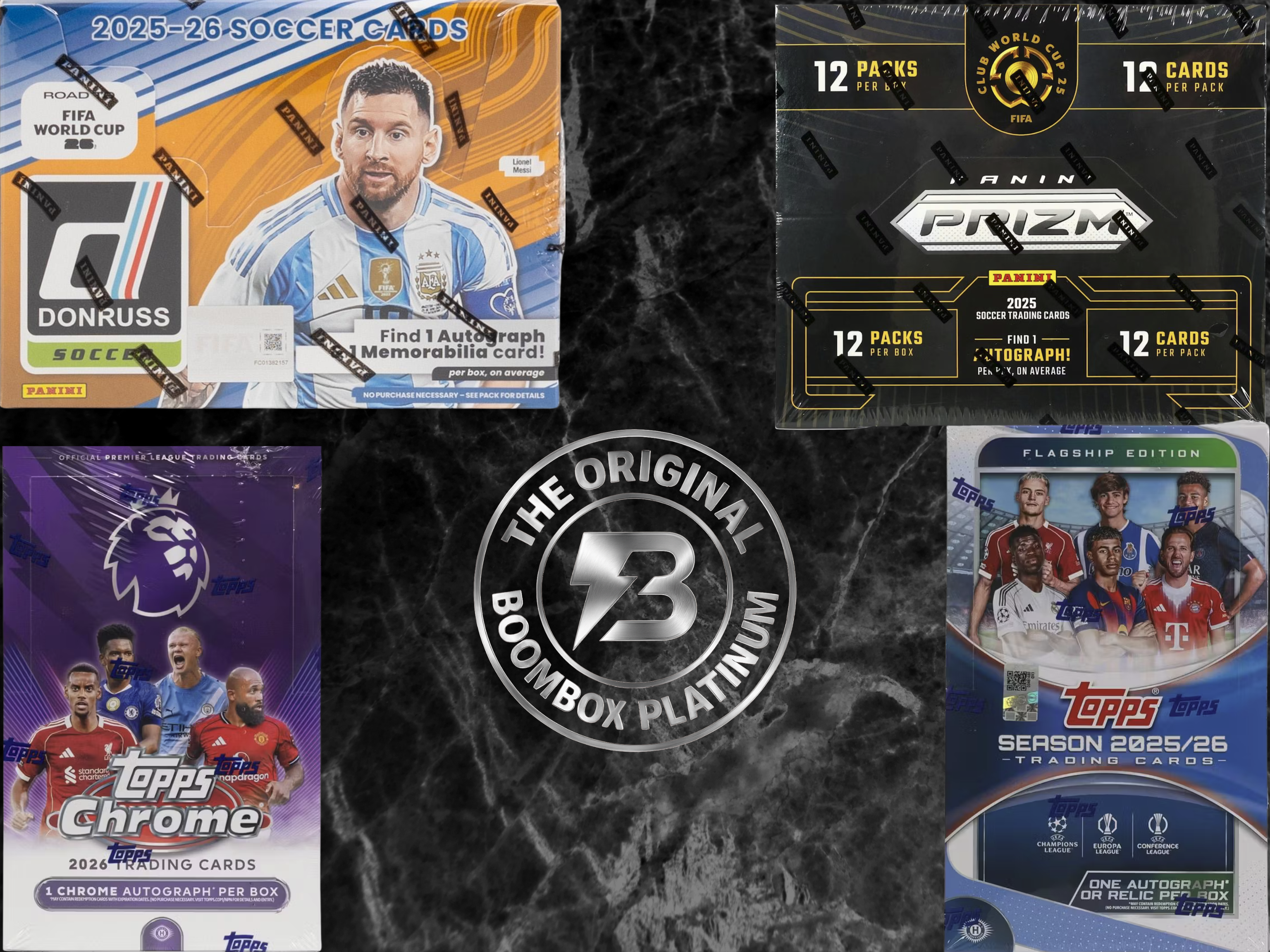 Platinum Soccer Boombox Featured Packs