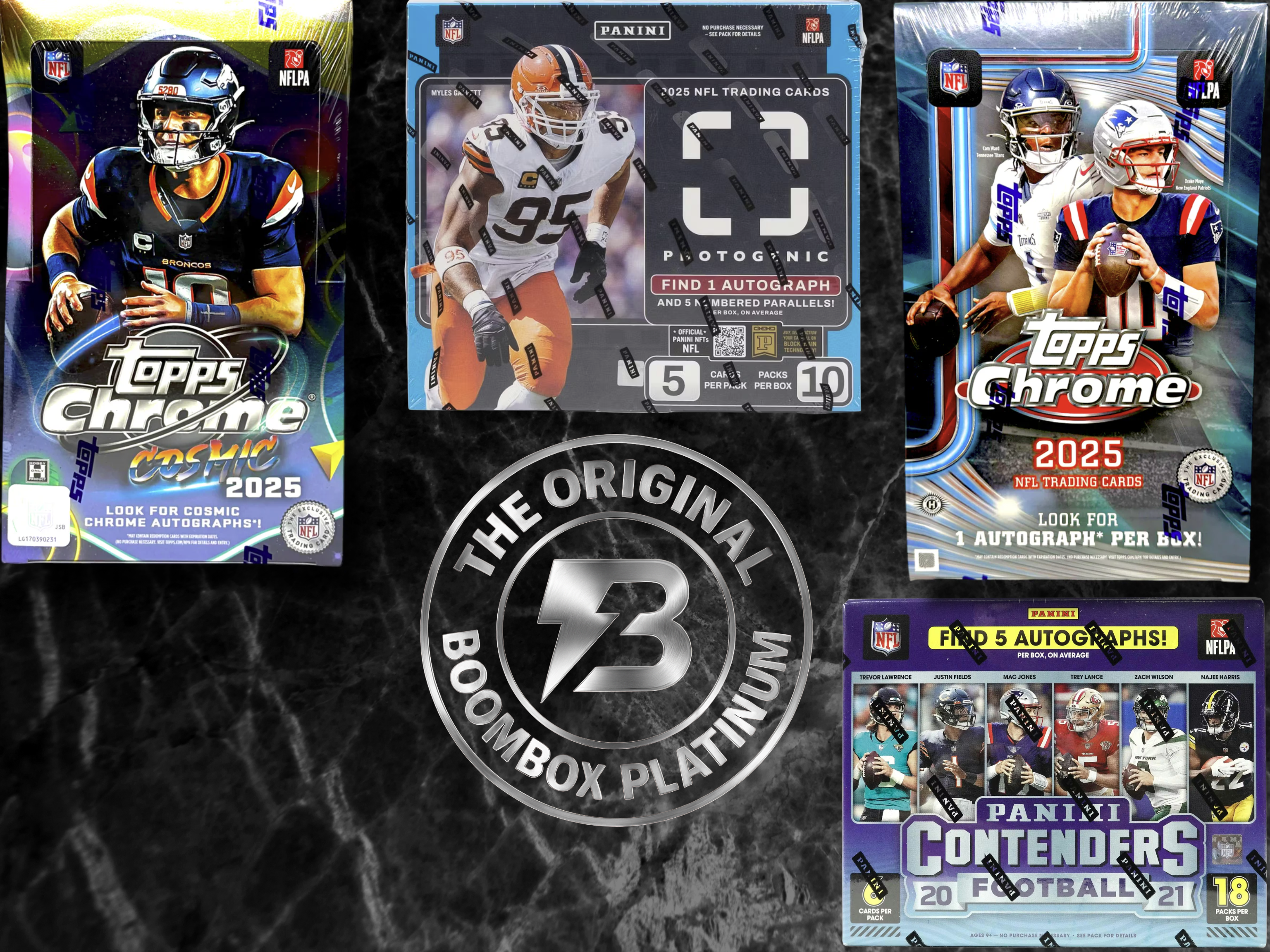 Platinum football boombox featured packs