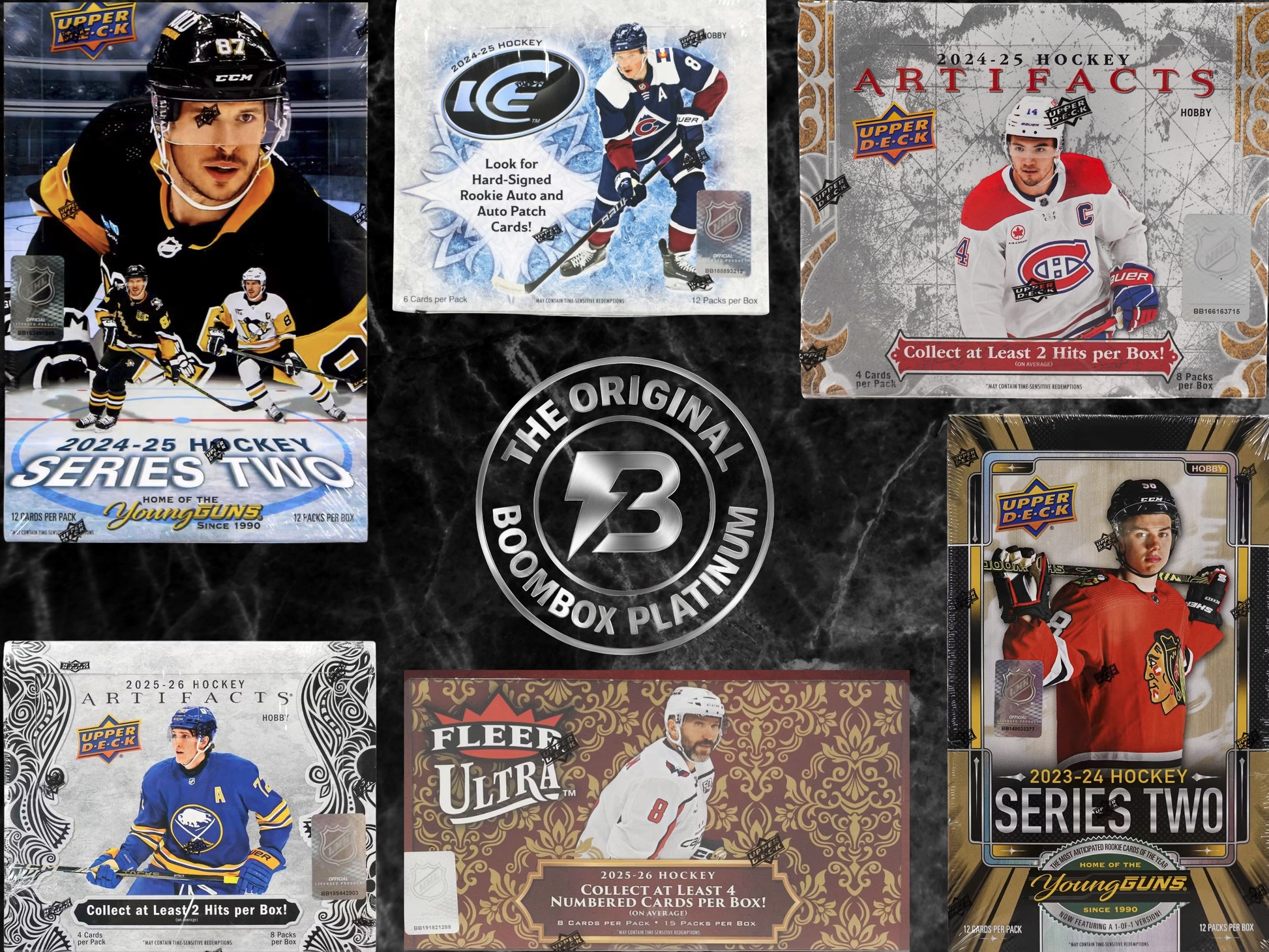Platinum hockey boombox featured packs