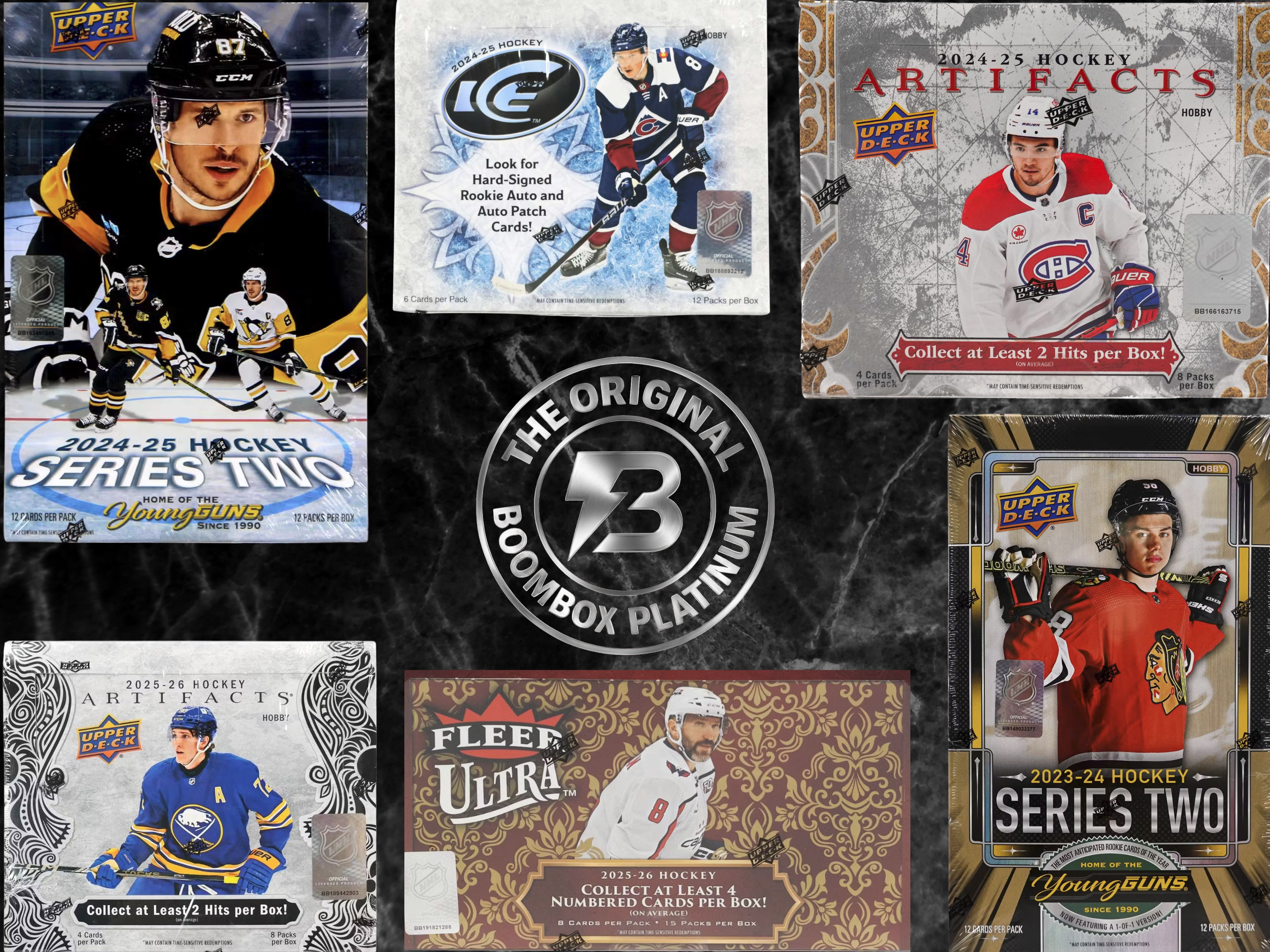 Platinum hockey boombox featured packs