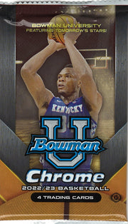 2022/23 Bowman Chrome University Basketball Hobby Pack