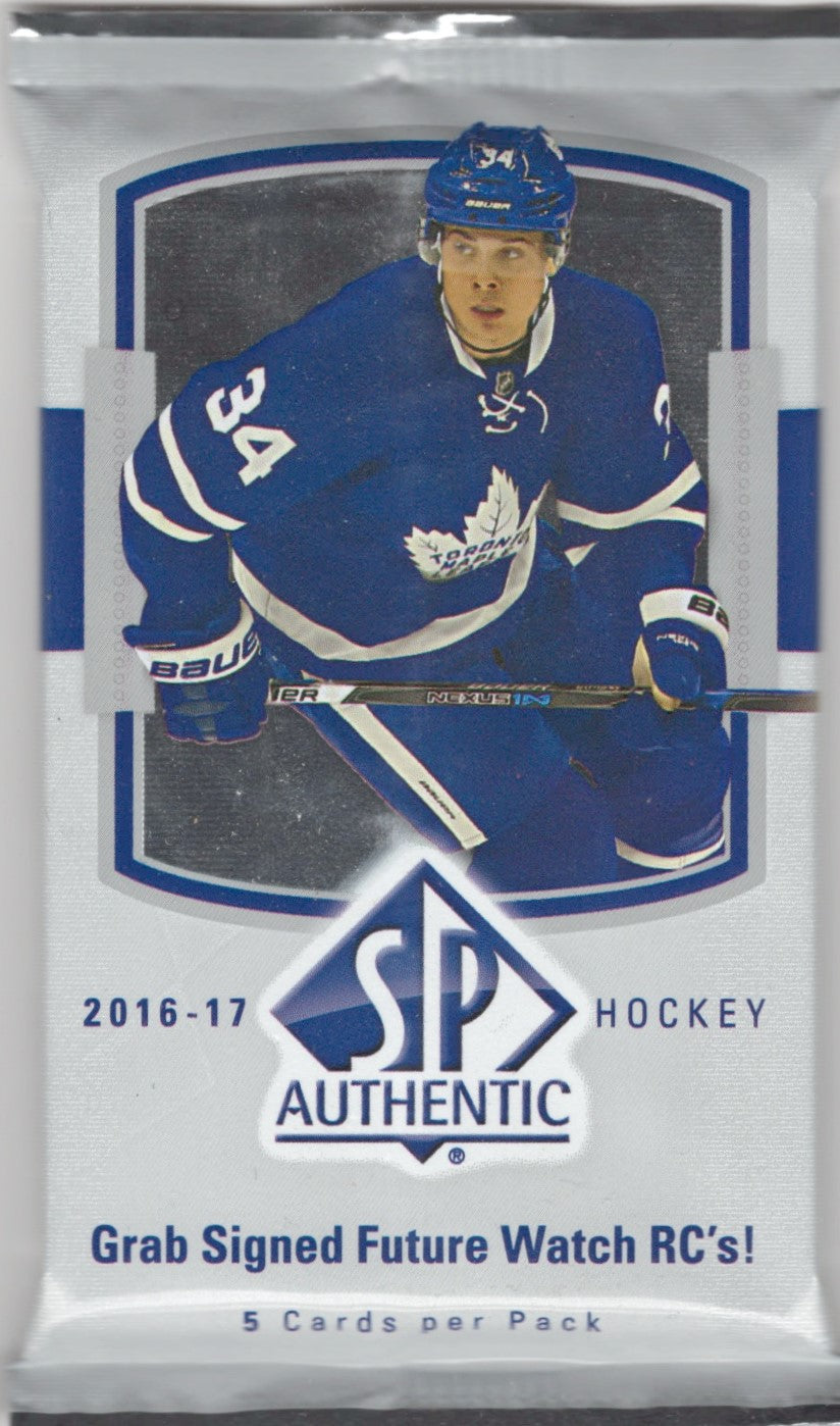 Image of 2016/17 SP Authentic Hockey Hobby Pack (Hit Odds 1:6)