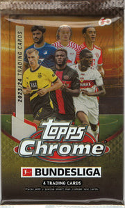 2023/24 Topps Chrome Bundesliga Soccer Hobby Pack