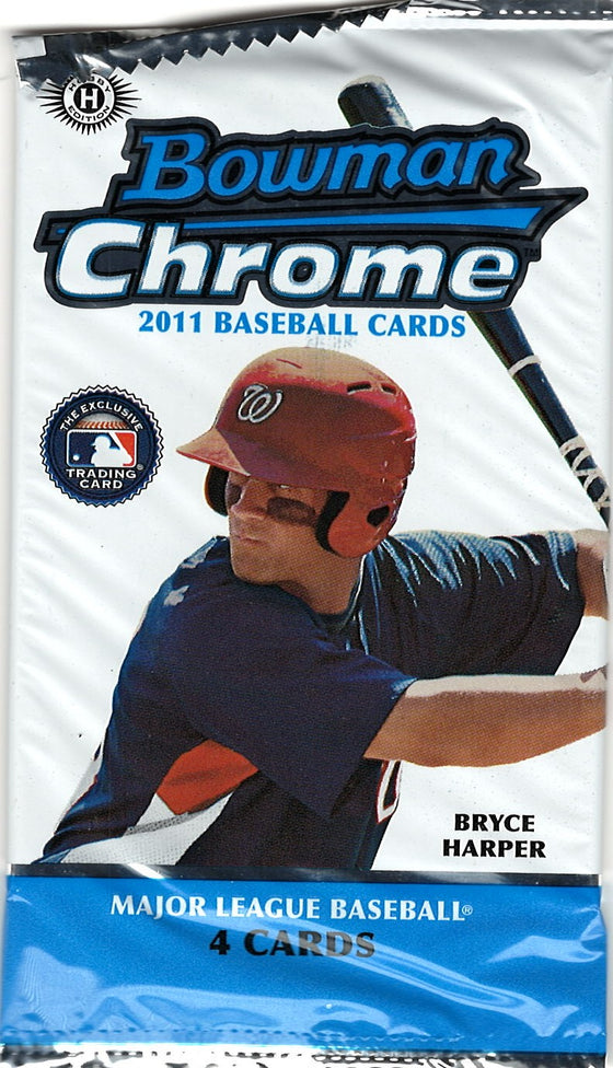 2011 Bowman Chrome Baseball Hobby Pack