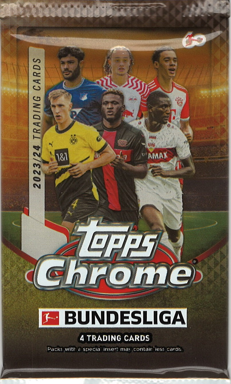 Image of 2023/24 Topps Chrome Bundesliga Soccer Hobby Pack