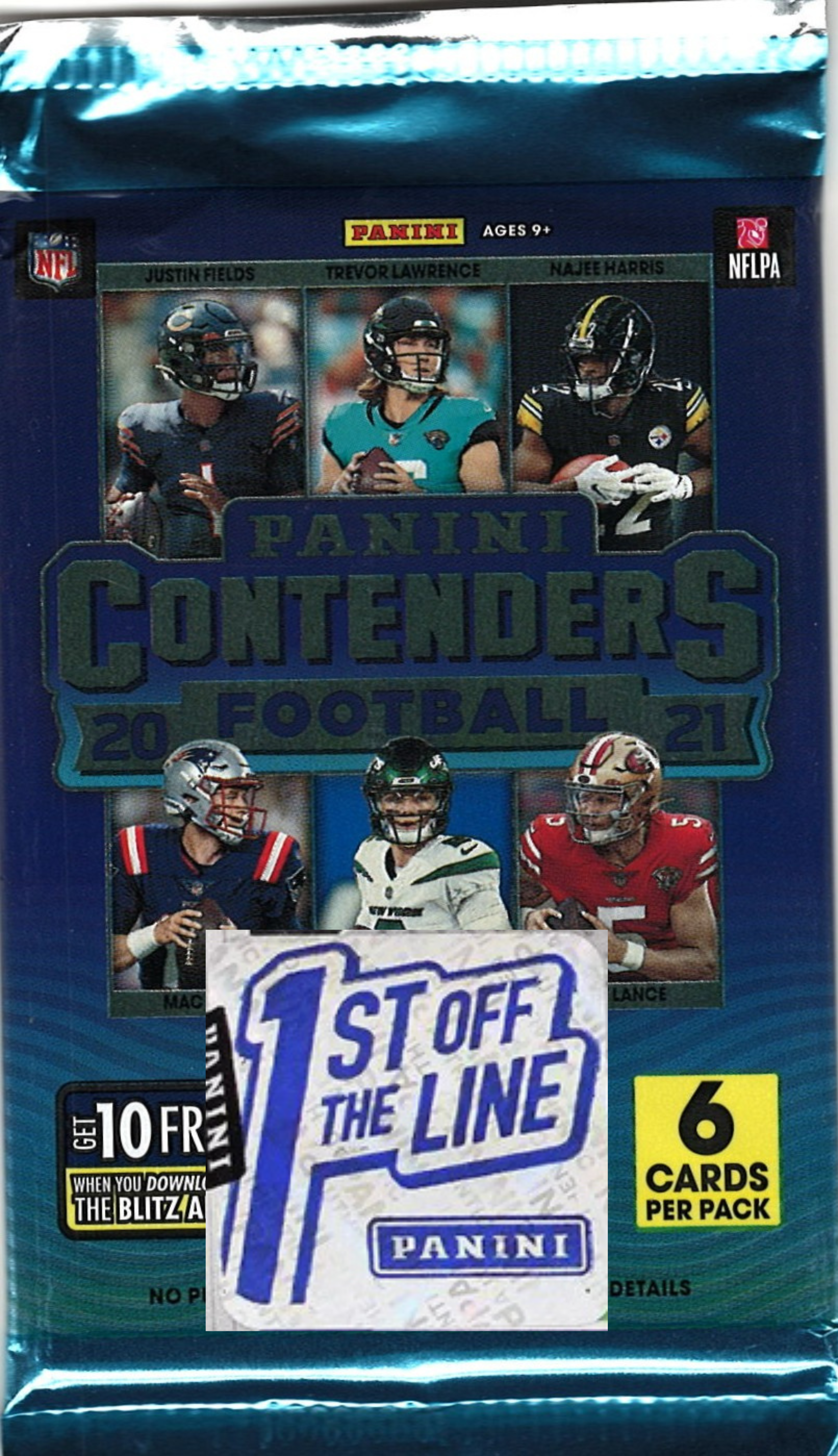 Image of 2021 Contenders Football FOTL Pack