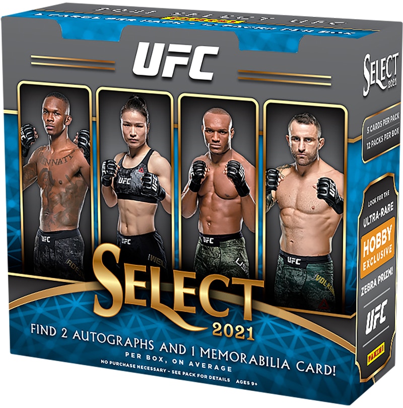 2021 Select UFC Hobby Pack (Hit Odds 1:4)