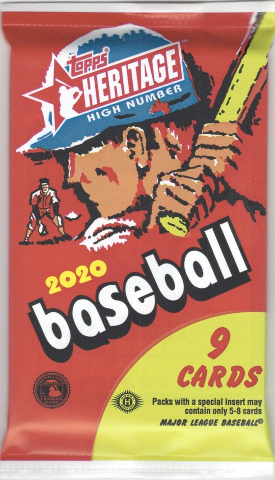 2020 Heritage High Number Baseball Hobby Pack (Hit Odds 1:24)